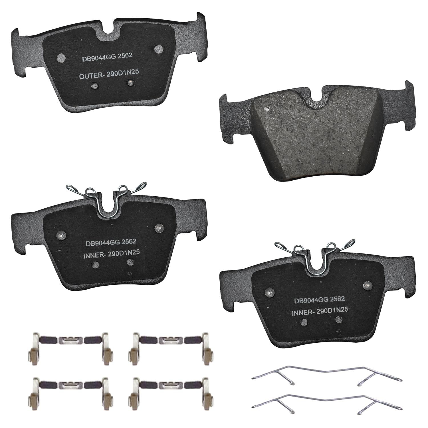 Duralast Gold Ceramic Premium Brake Pads DG2562 | AutoZone