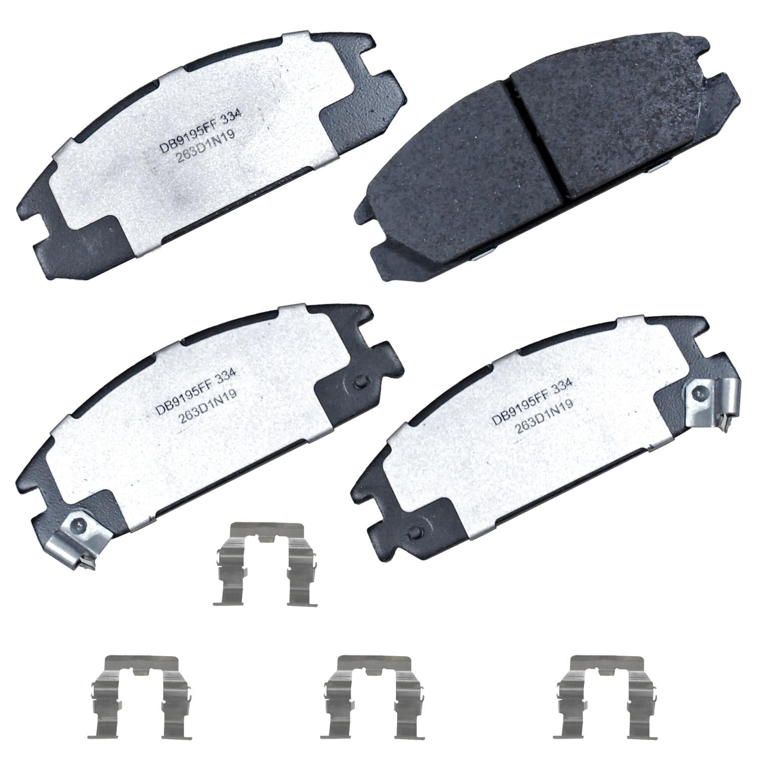 Duralast Gold Ceramic Premium Brake Pads DG334 | AutoZone