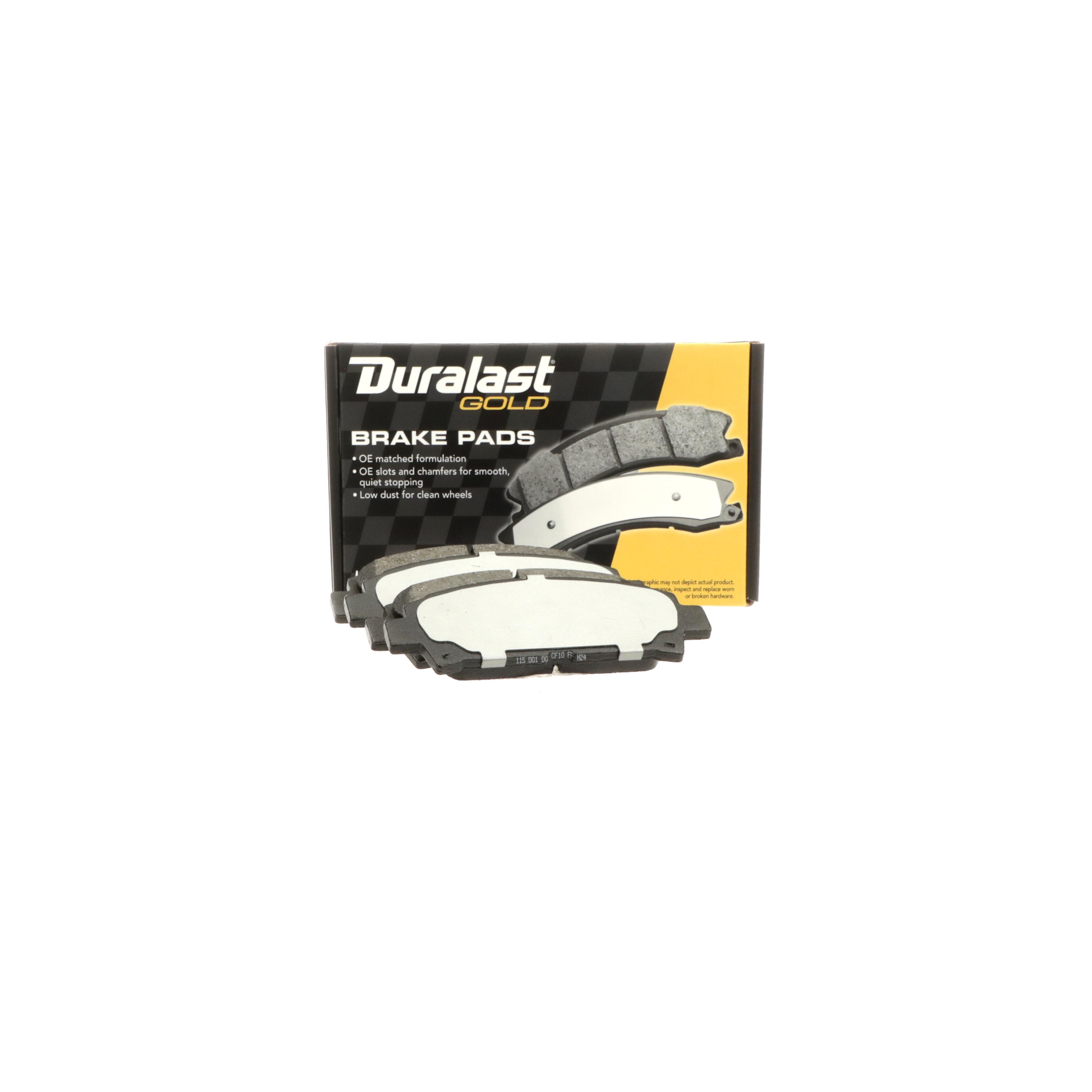 DAさん Duralast Gold Ceramic Disc Brake Pad Set DG582 | AutoZone