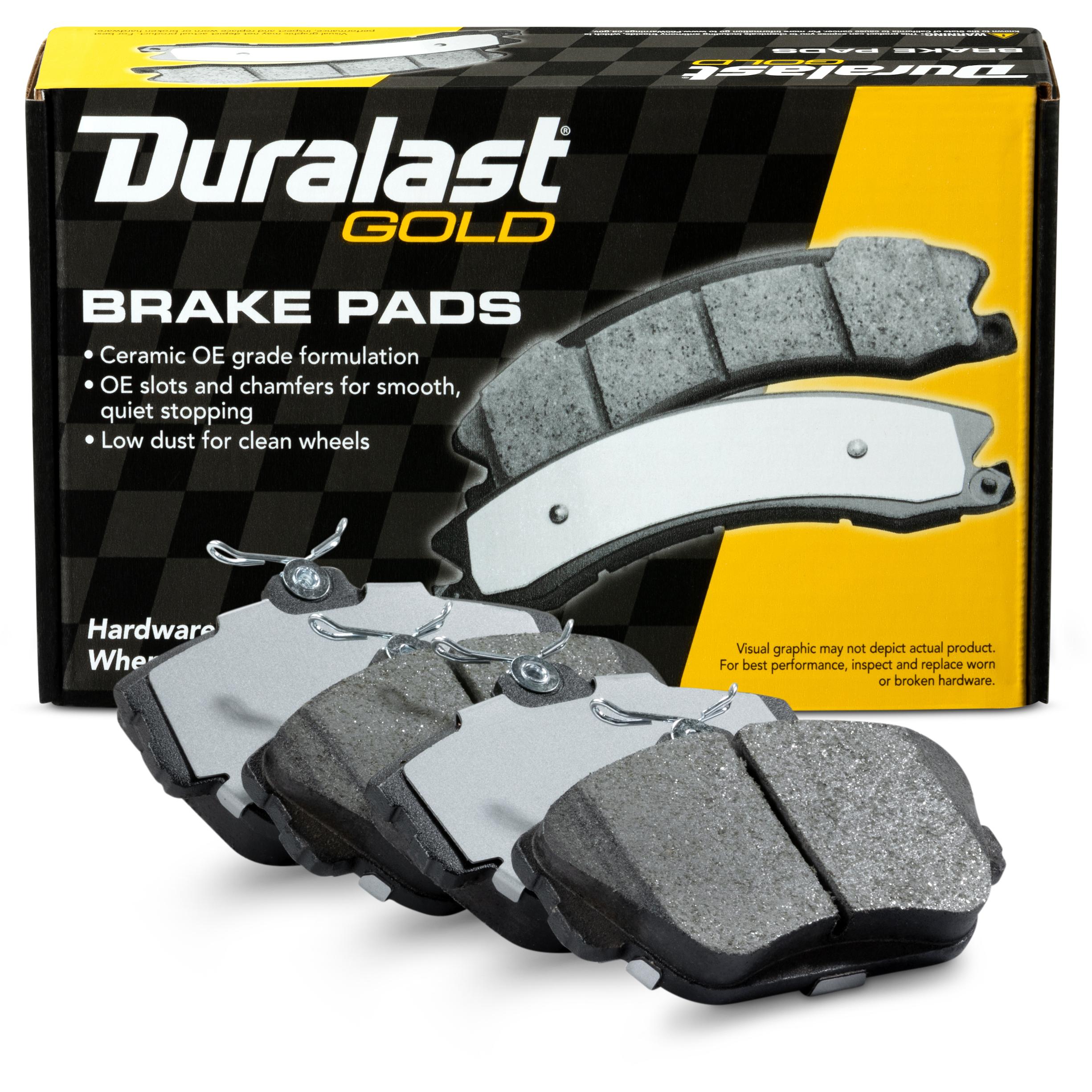 Duralast Gold Ceramic Brake Pads DG598N | AutoZone