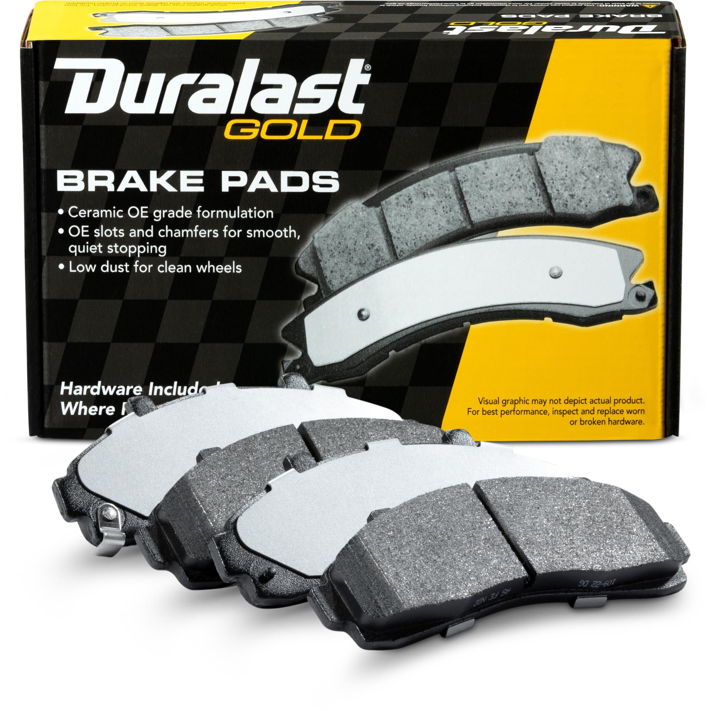 Duralast Gold Semi-Metallic Disc Brake Pad Set DG652 | AutoZone