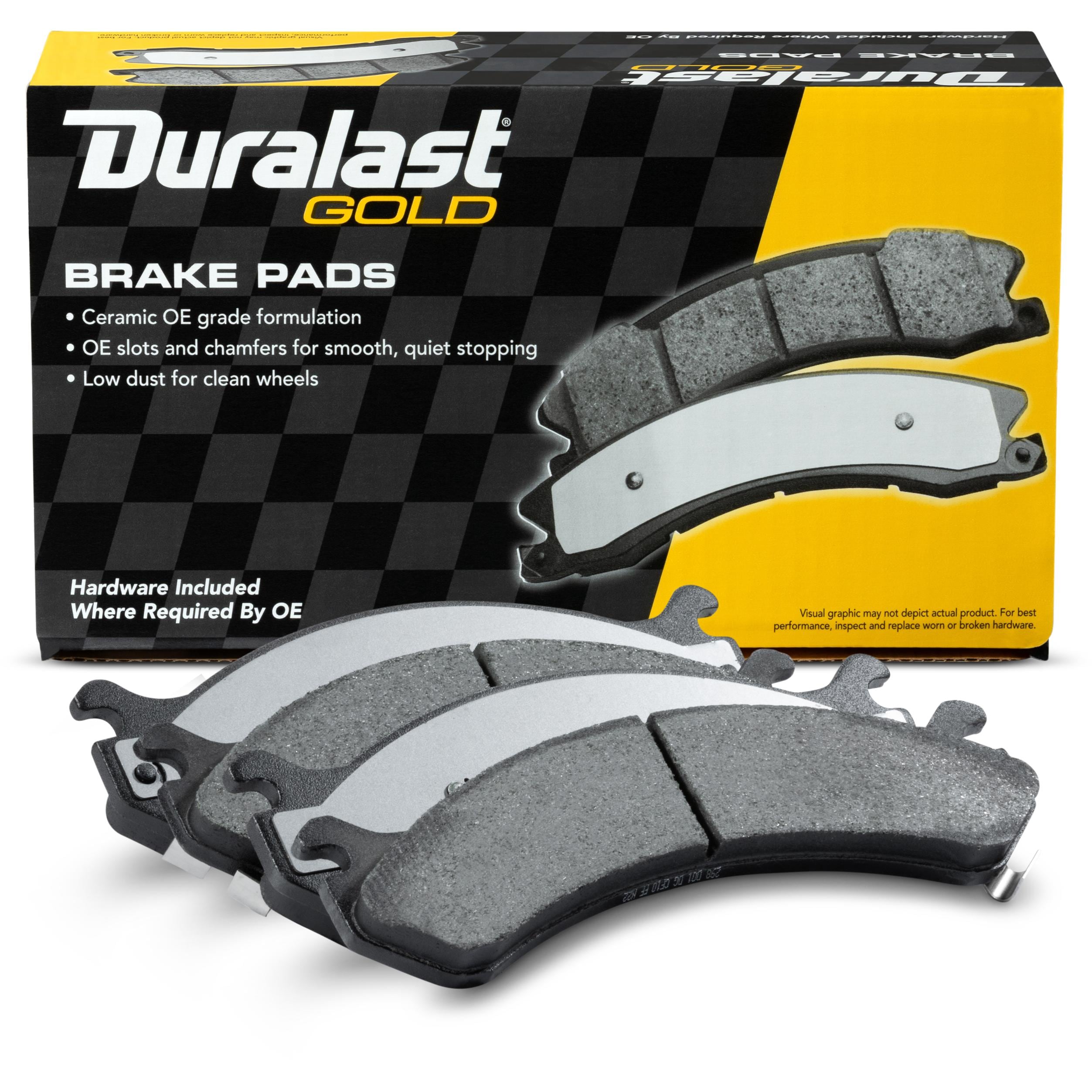 Duralast Gold Ceramic Brake Pads DG784 | AutoZone