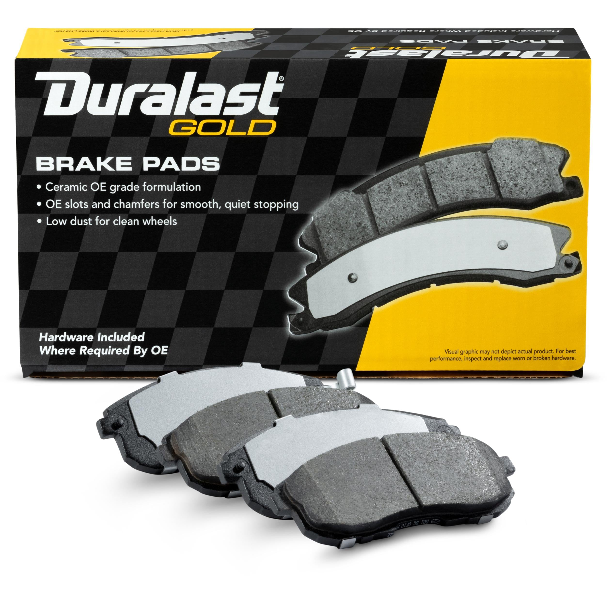 Duralast Gold Ceramic Brake Pads DG815B | AutoZone
