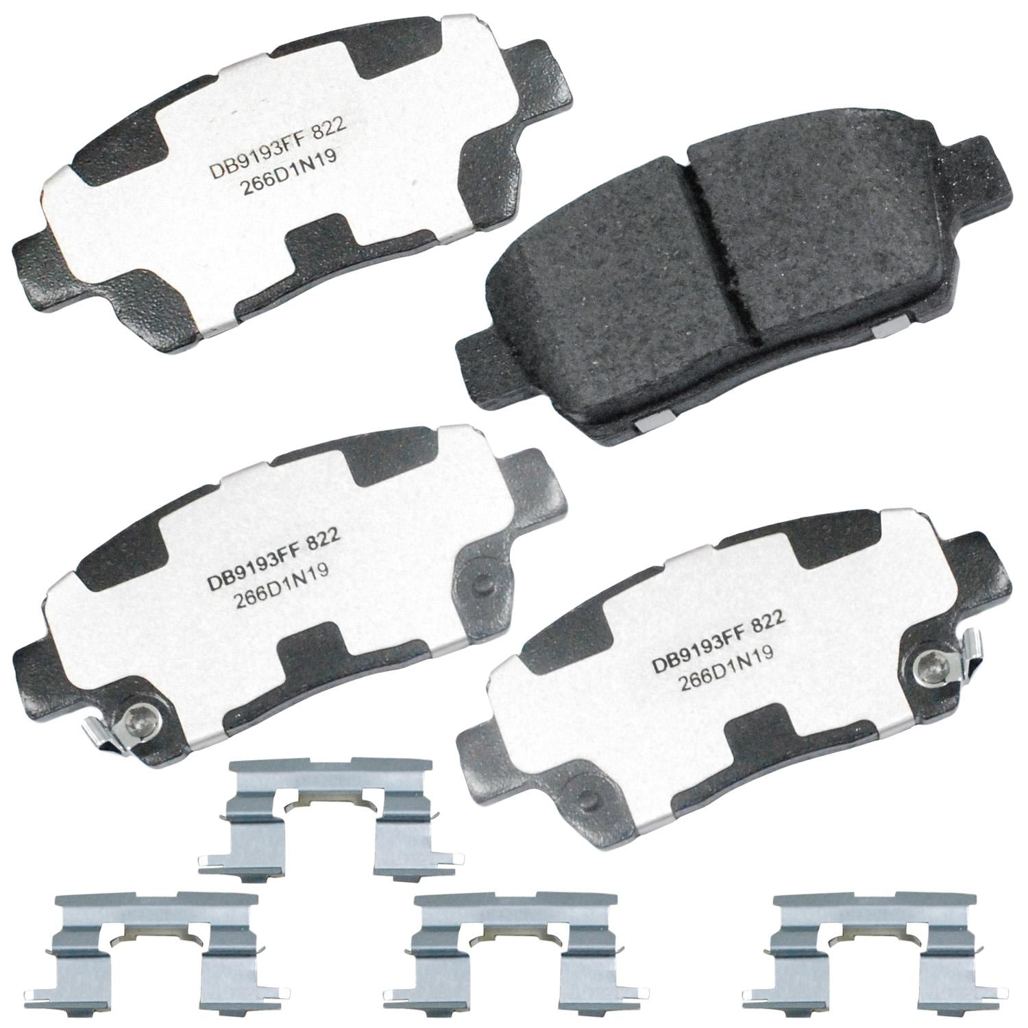 Duralast Gold Ceramic Brake Pads DG822 | AutoZone