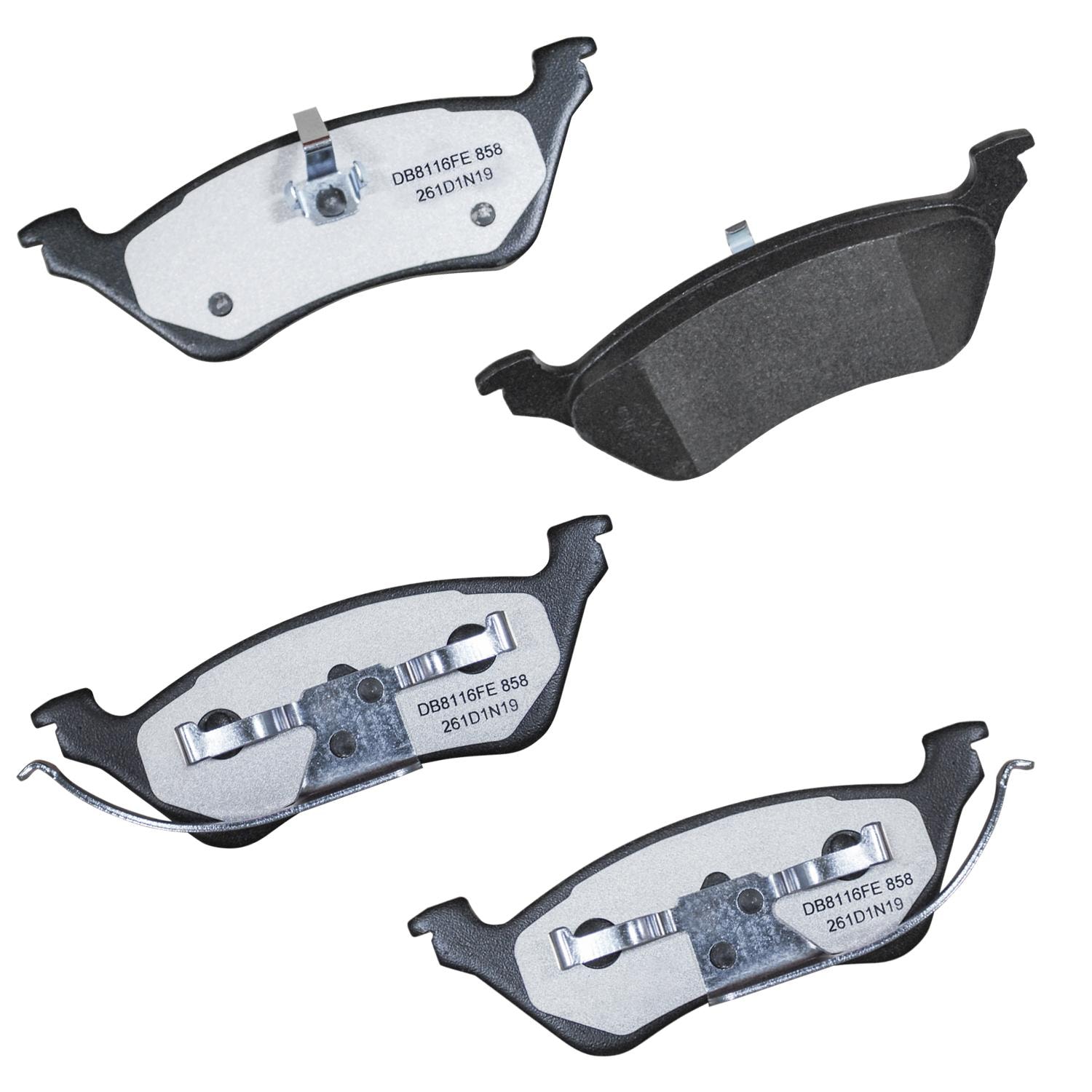 Duralast Gold Semi-Metallic Brake Pads DG858 | AutoZone