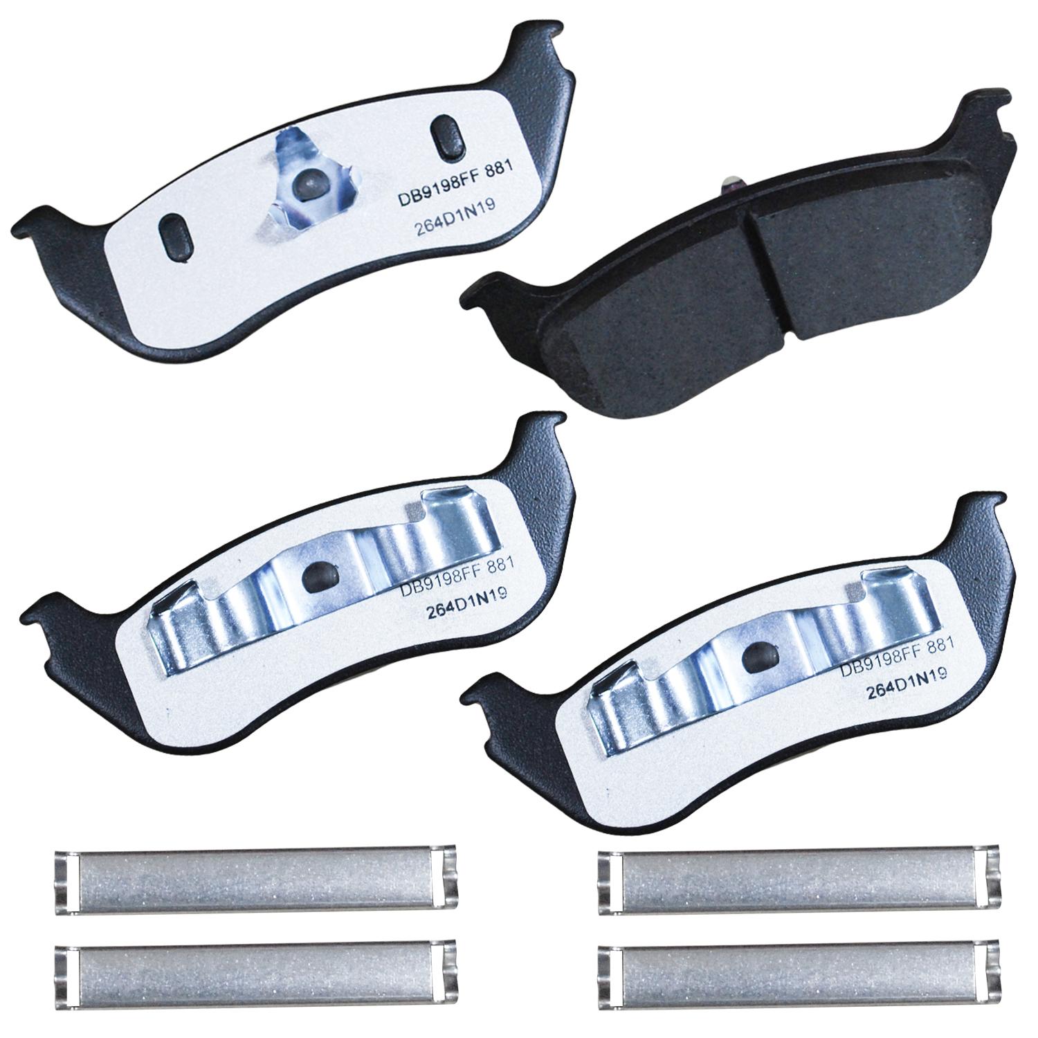 Duralast Gold Ceramic Brake Pads DG881 | AutoZone