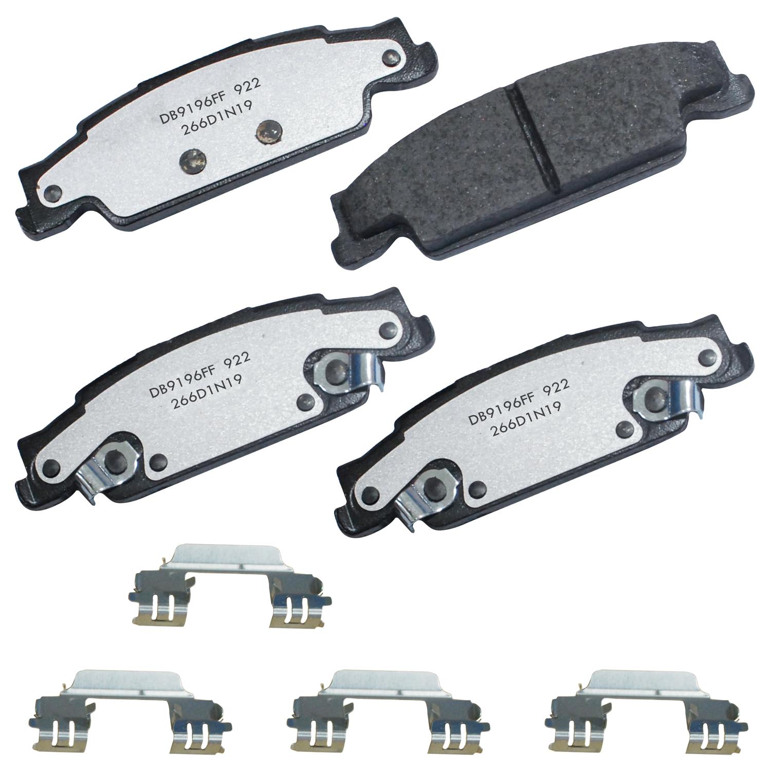 Duralast Gold Ceramic Brake Pads DG922 | AutoZone