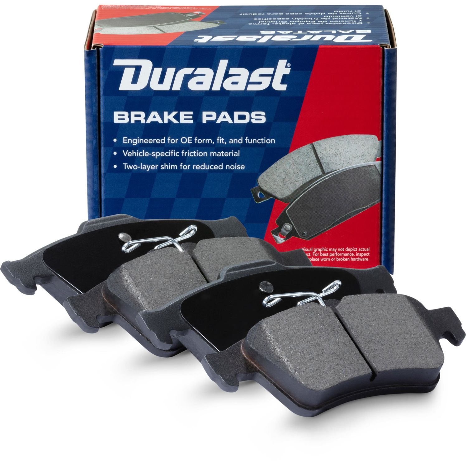 Duralast Semi-Metallic Brake Pads MKD1095 for Jaguar XF