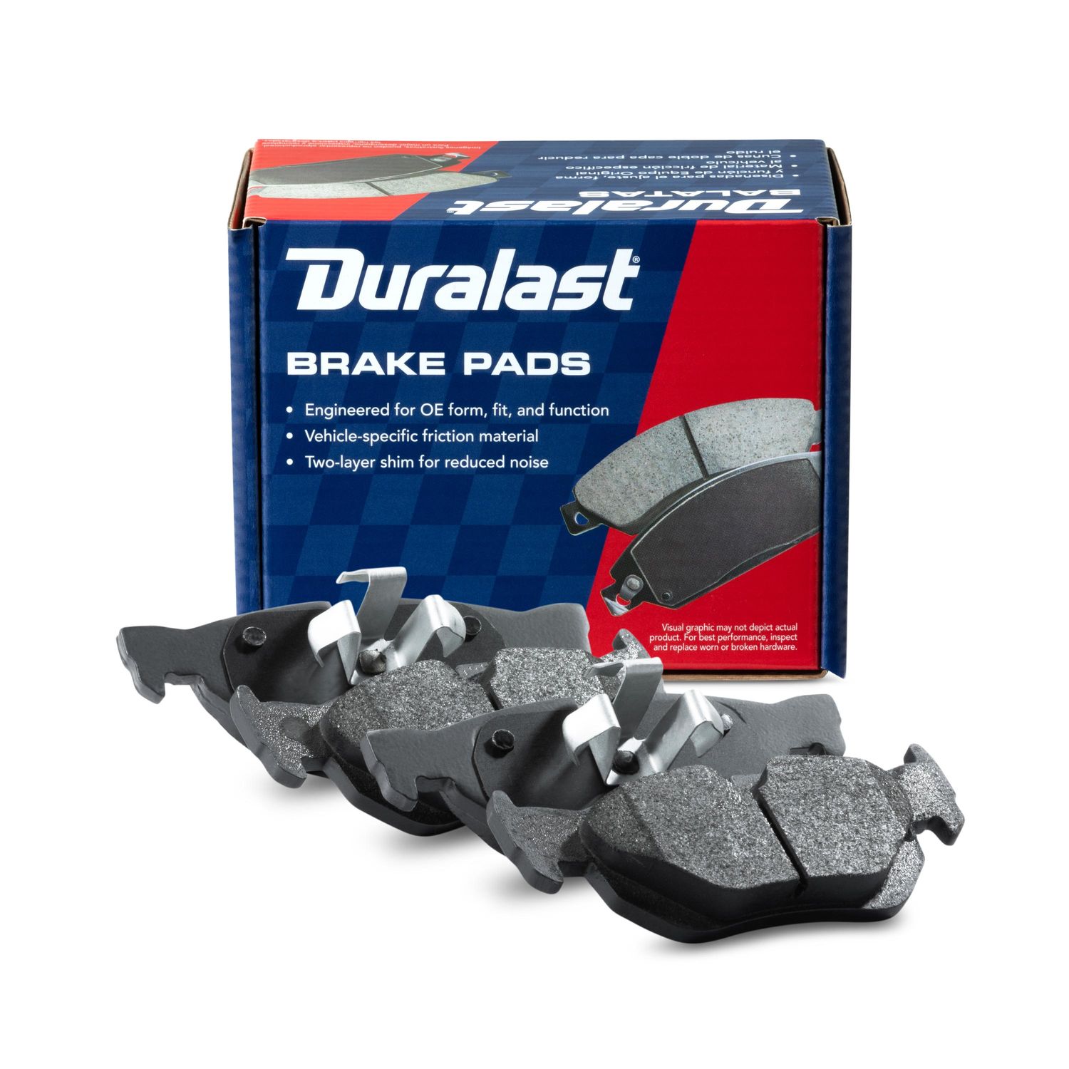 Duralast Semi-metallic Brake Pads MKD1171 for Dodge D400