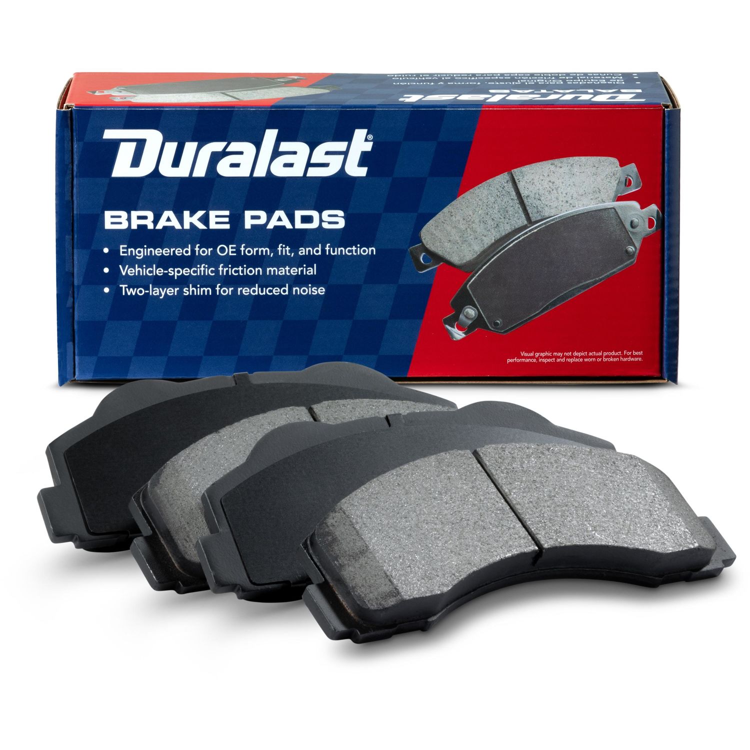 Duralast Ceramic Brake Pads MKD1414 for Audi A4