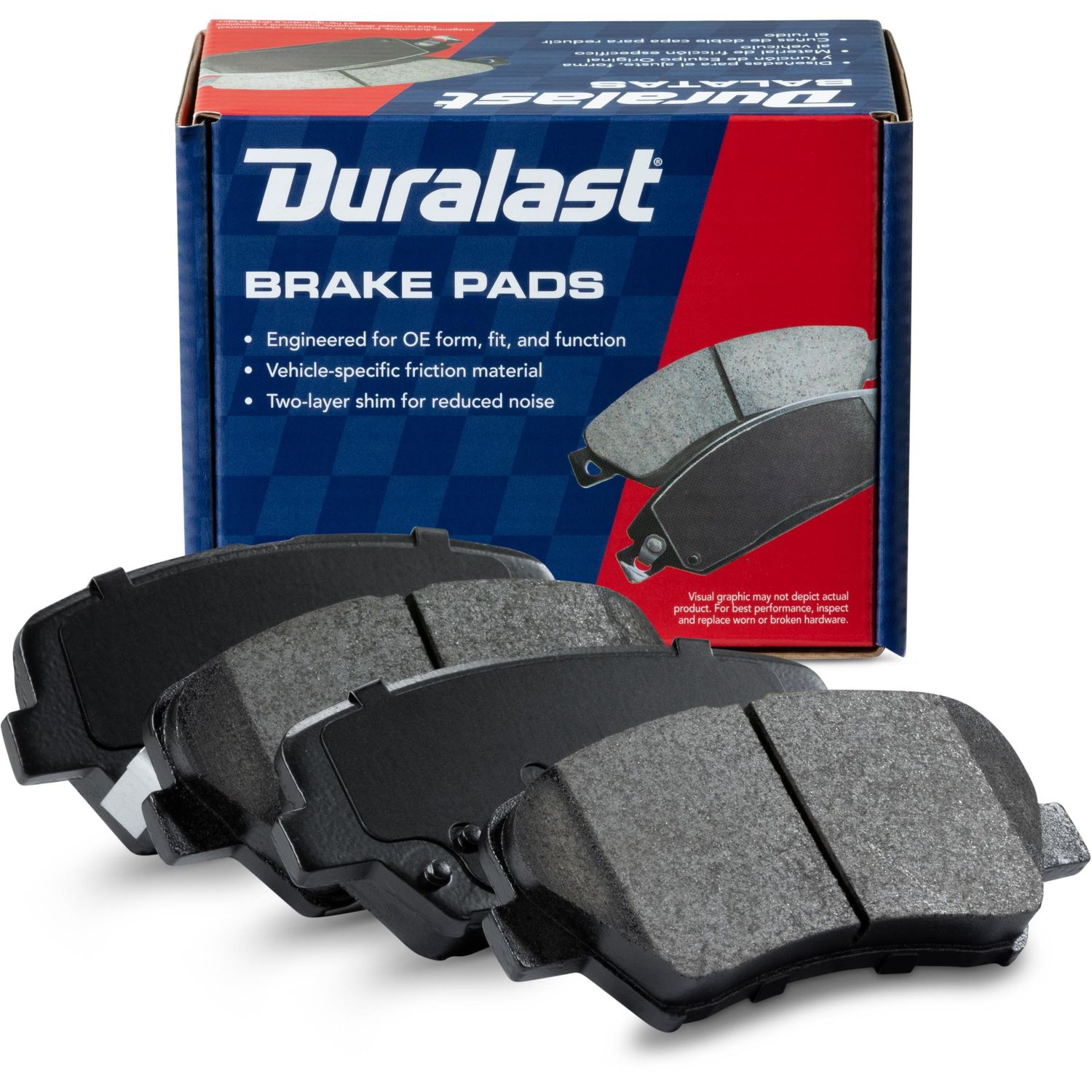 Duralast Ceramic Brake Pads MKD1543