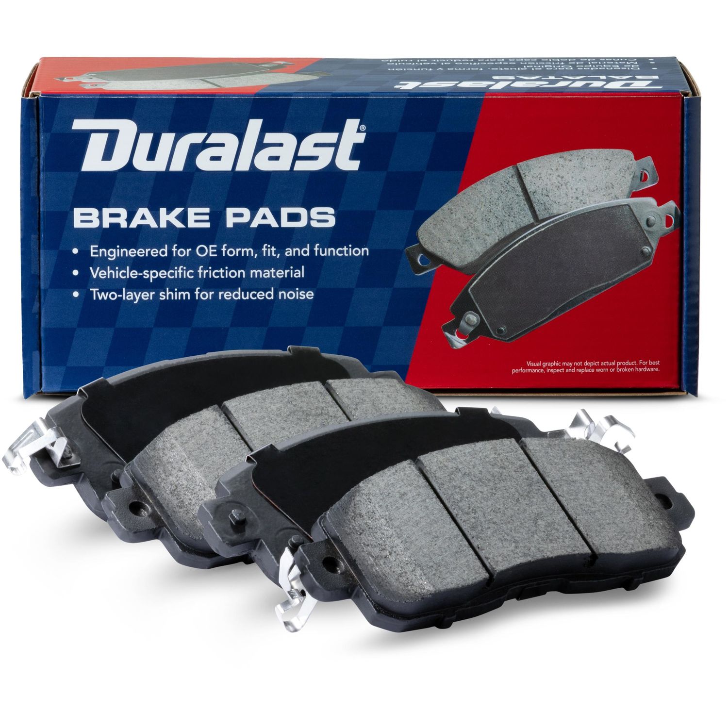 Duralast Ceramic Brake Pads MKD1650 for Audi A4