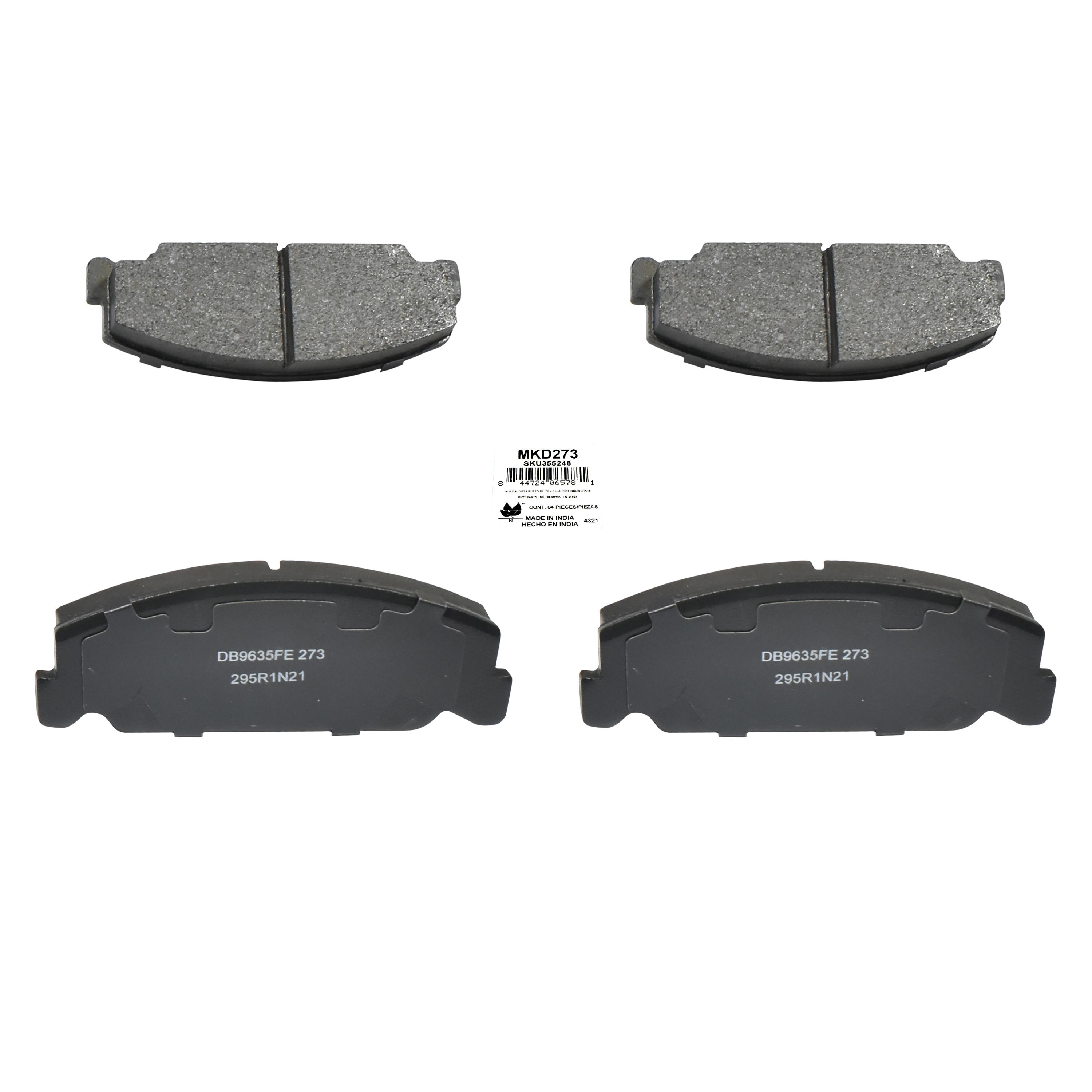 センコークーラDD-510 PSA8 Duralast Semi-Metallic Brake Pads MKD273 | AutoZone