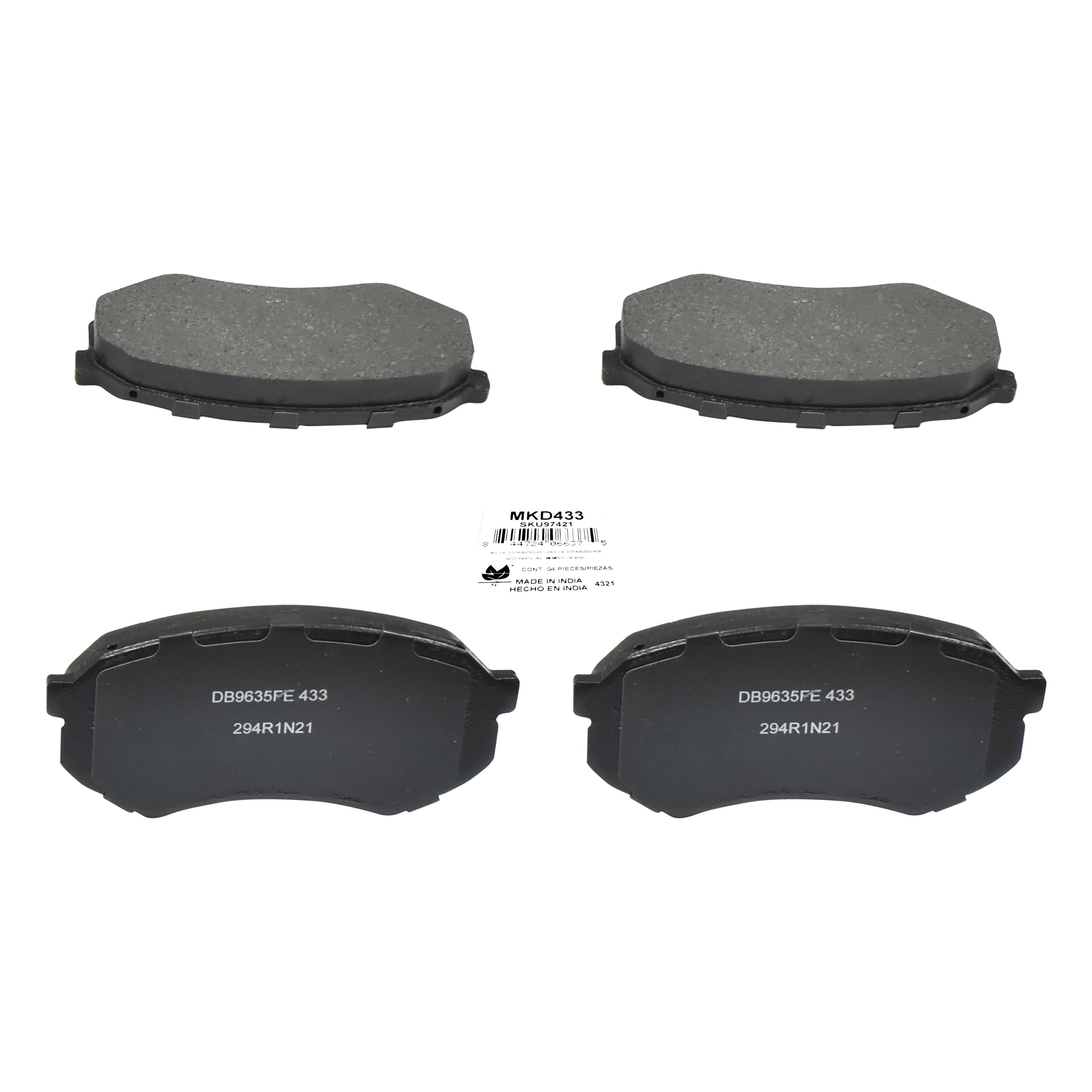 Duralast Ceramic Brake Pads MKD433 | AutoZone