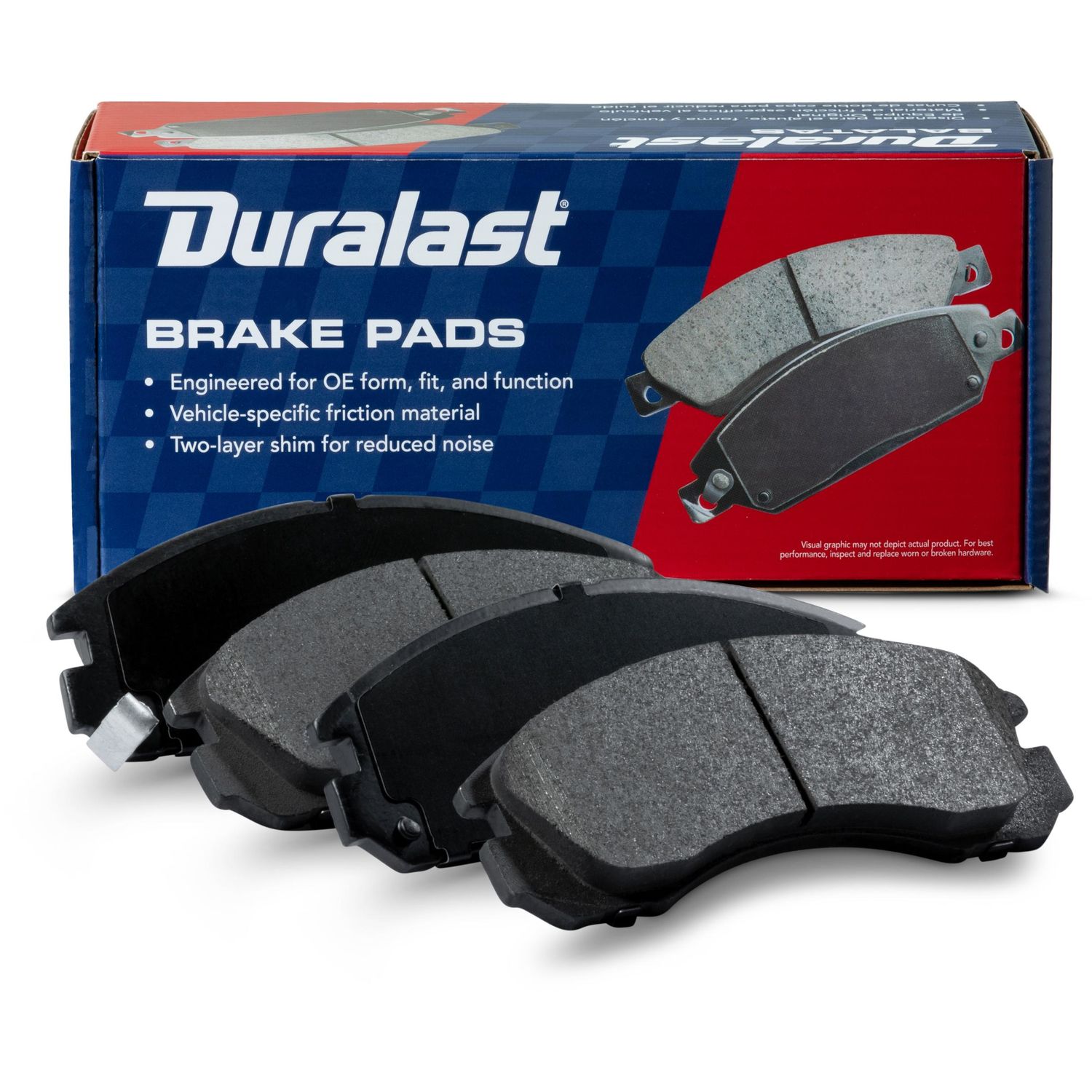 Duralast Ceramic Brake Pads MKD530 for Mitsubishi Eclipse