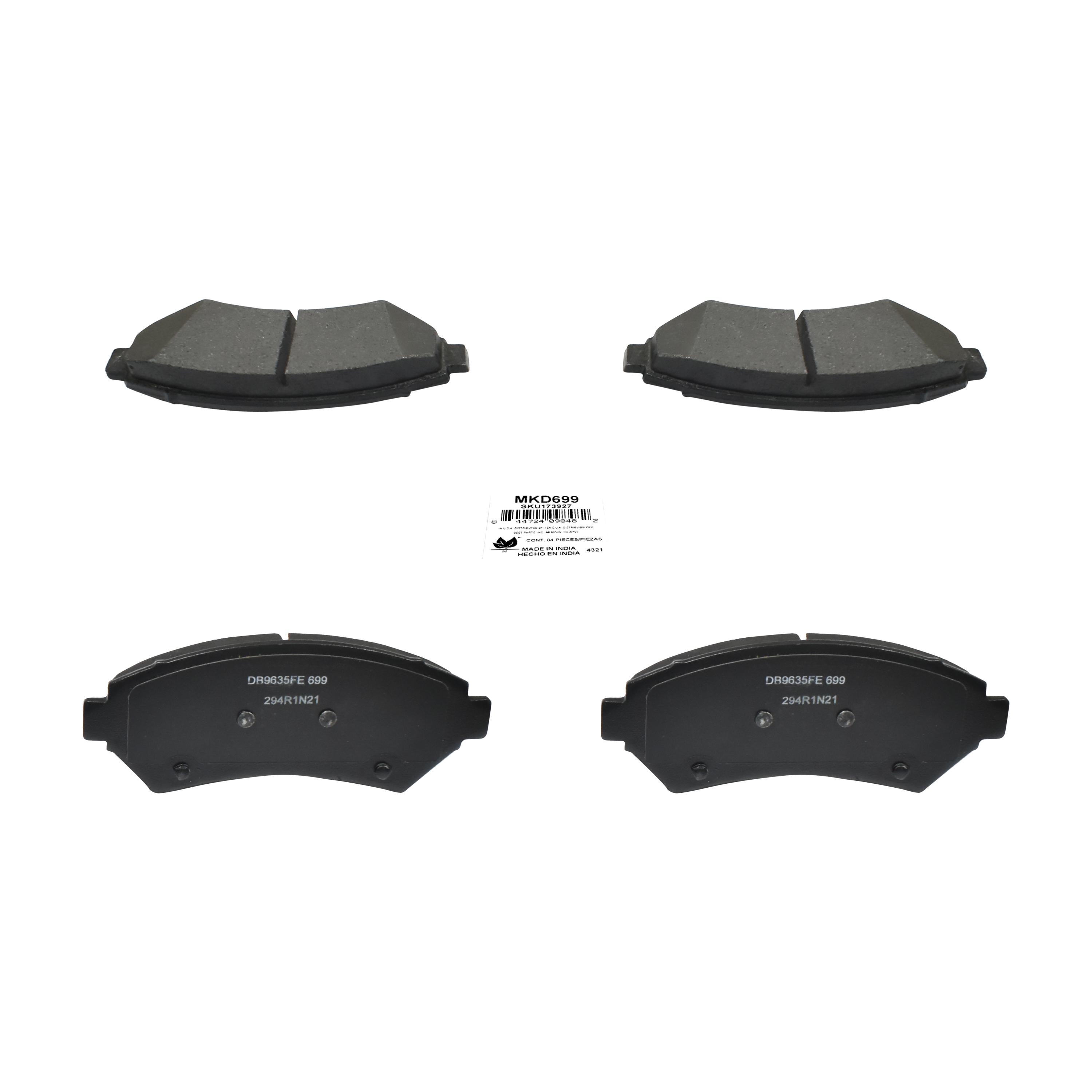 Duralast Ceramic Disc Brake Pad Set MKD699 | AutoZone