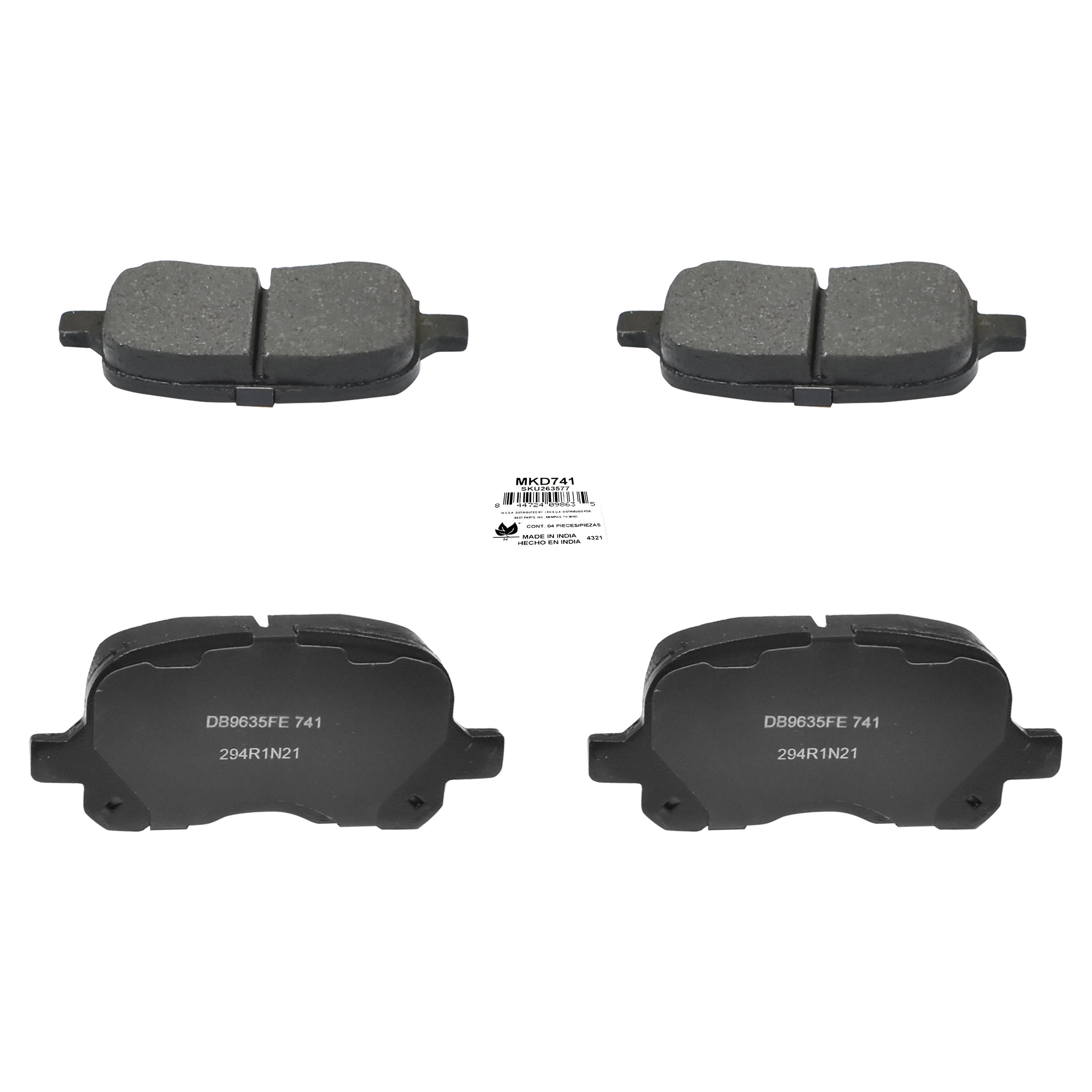 Duralast Semi-Metallic Brake Pads MKD741 | AutoZone