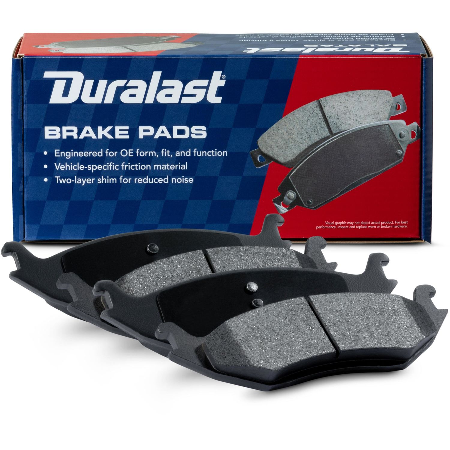 Duralast Semi-metallic Brake Pads MKD967 for Audi A4