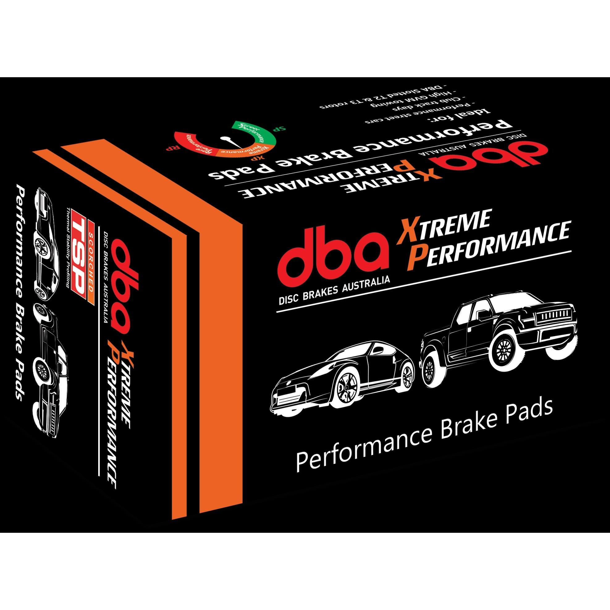 DBA Xtreme Performance Semi-Metallic Carbon Fiber Performance Brake Pads DB15078XP for BMW M235i xDrive
