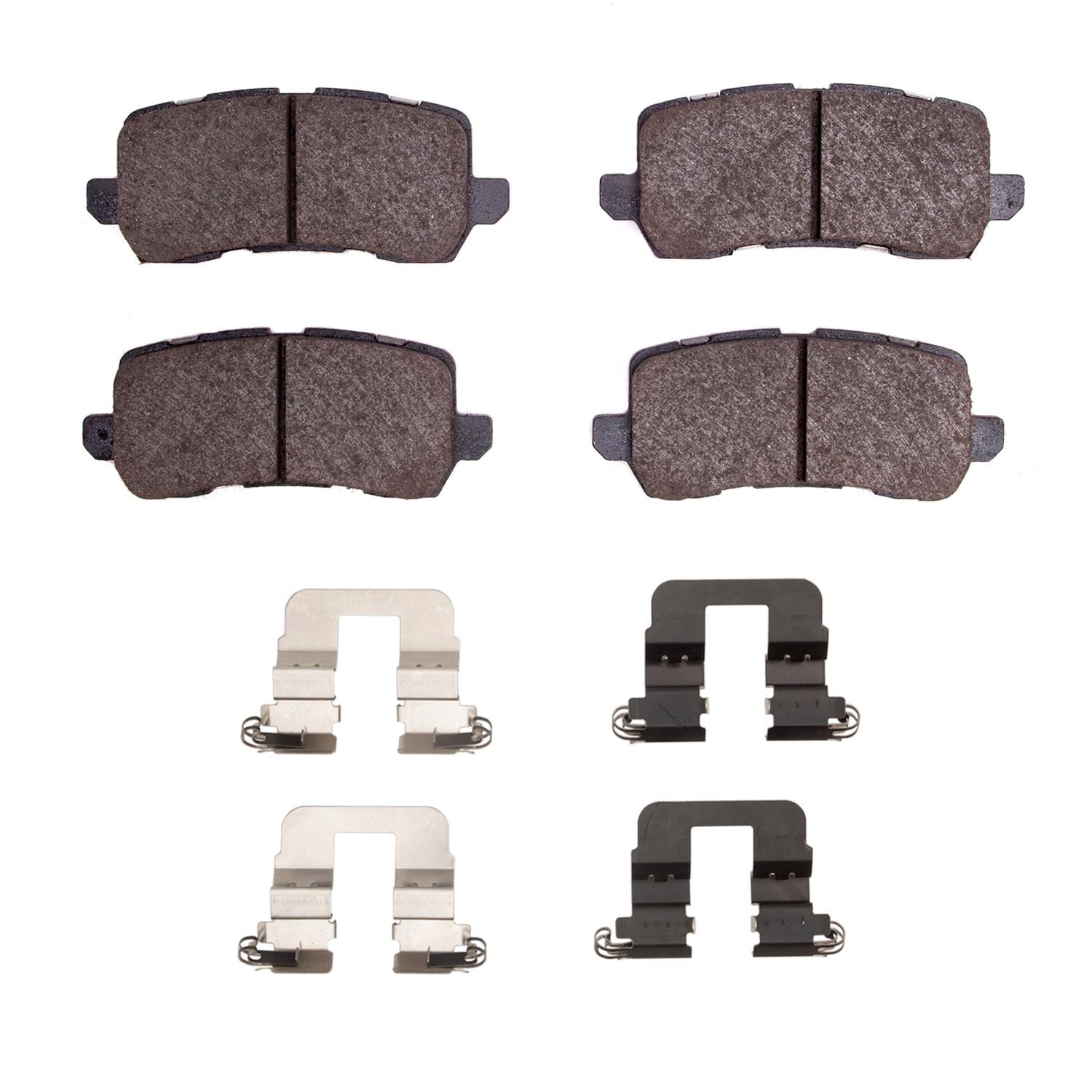 R1 Concepts Ceramic Series Premium Disc Brake Pad Set and Hardware