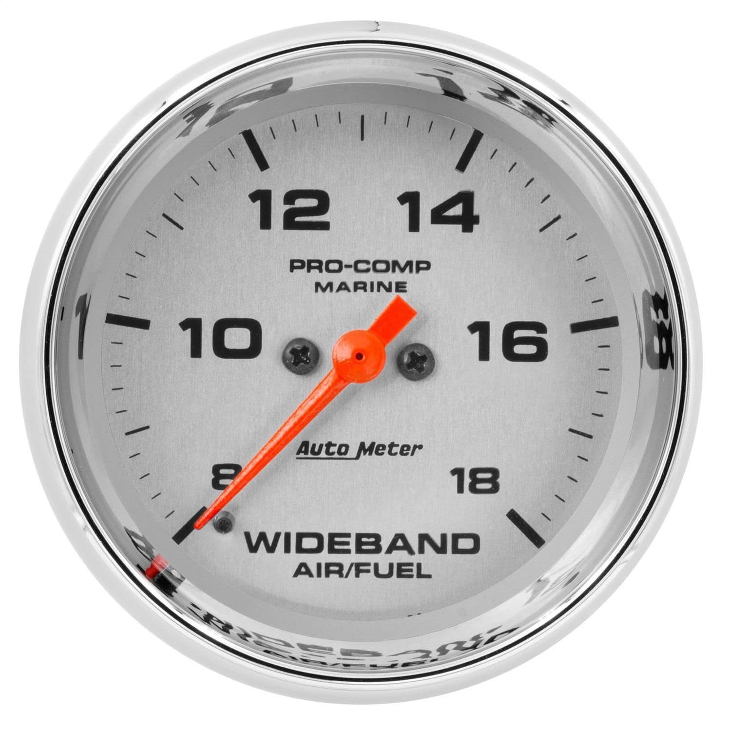 AutoMeter Marine Chrome Ultra-Lite Air Fuel Ratio Gauge - AutoZone