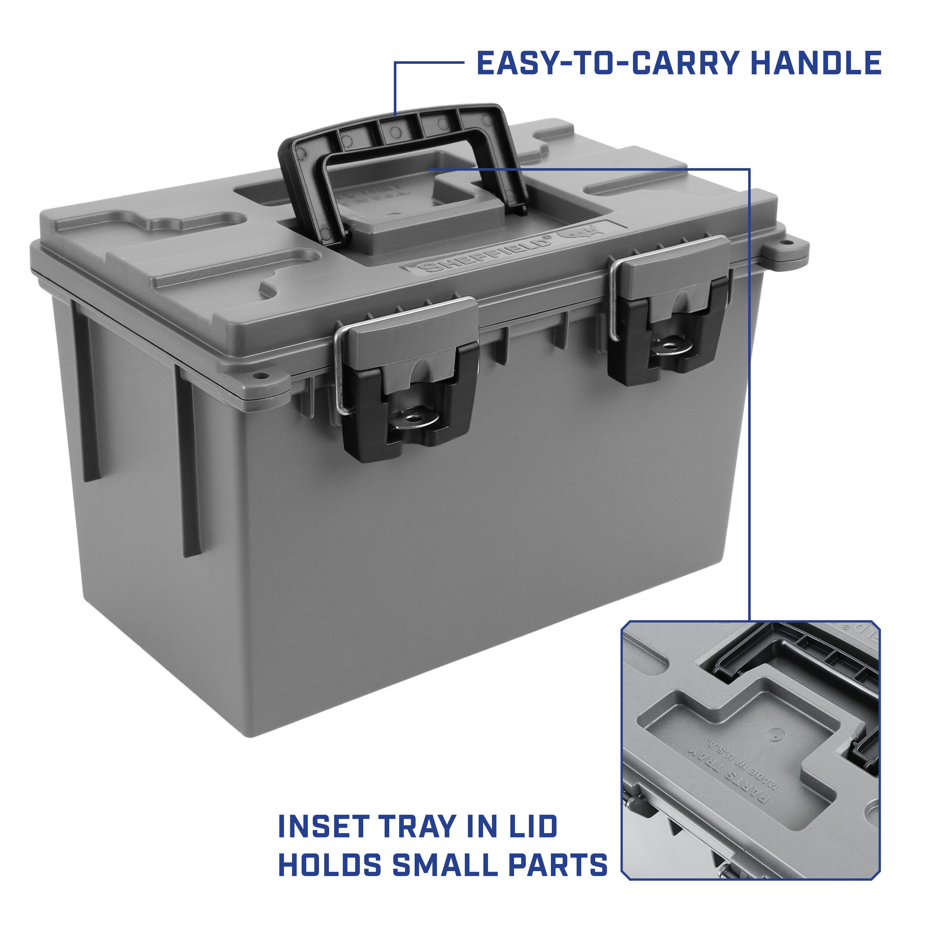 OEM Tools Sheffield XL Gray Field Box 4 Pack | AutoZone