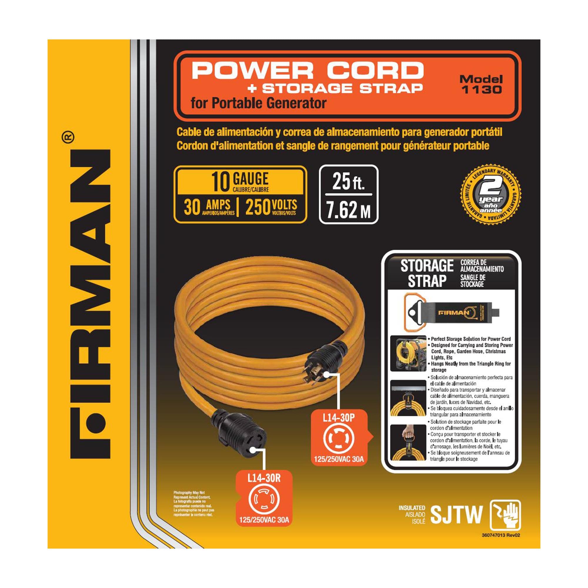 Firman Power Equipment Power Supply Cord 1130 | AutoZone