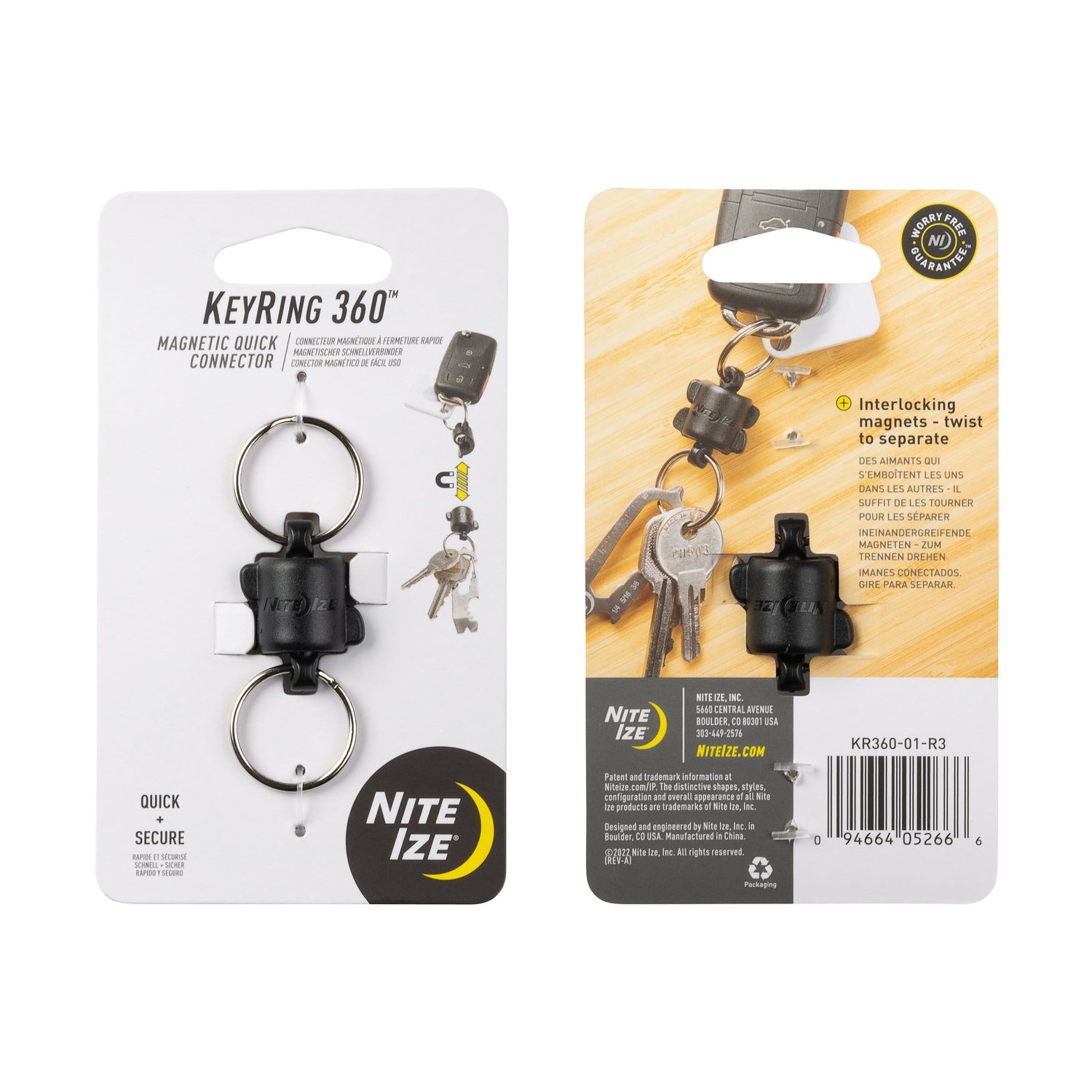 Nite Ize Key Ring KR360-01-R3 | AutoZone