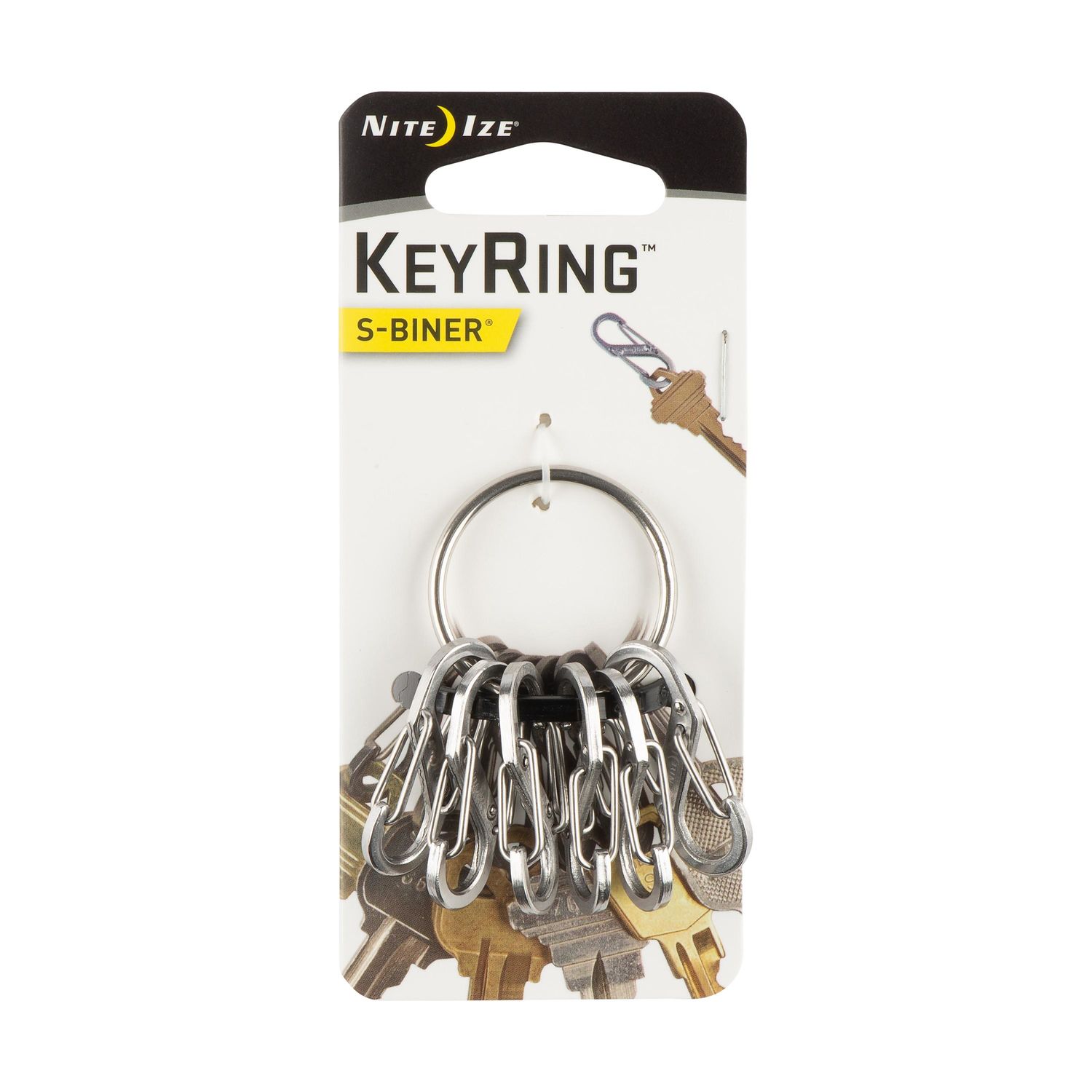 Nite Ize Stainless Steel S-Biner Key Ring | AutoZone