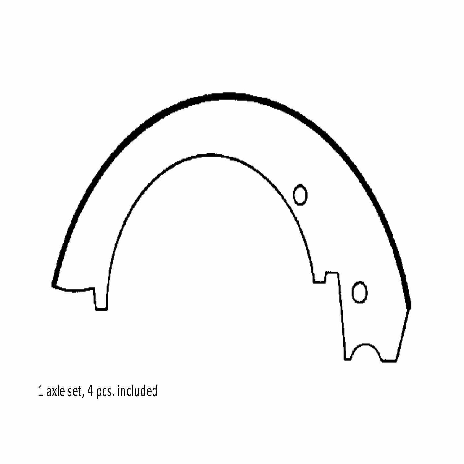 Duralast Brake Shoes 95 for Toyota Camry