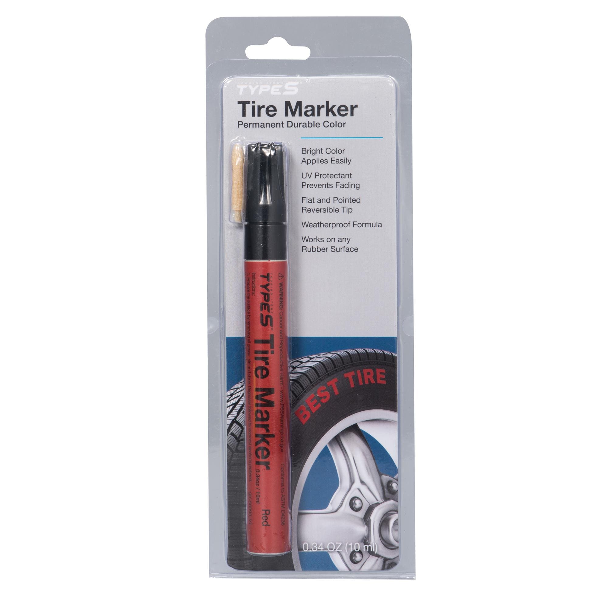 Type S Accessories Red Tire Marker | AutoZone