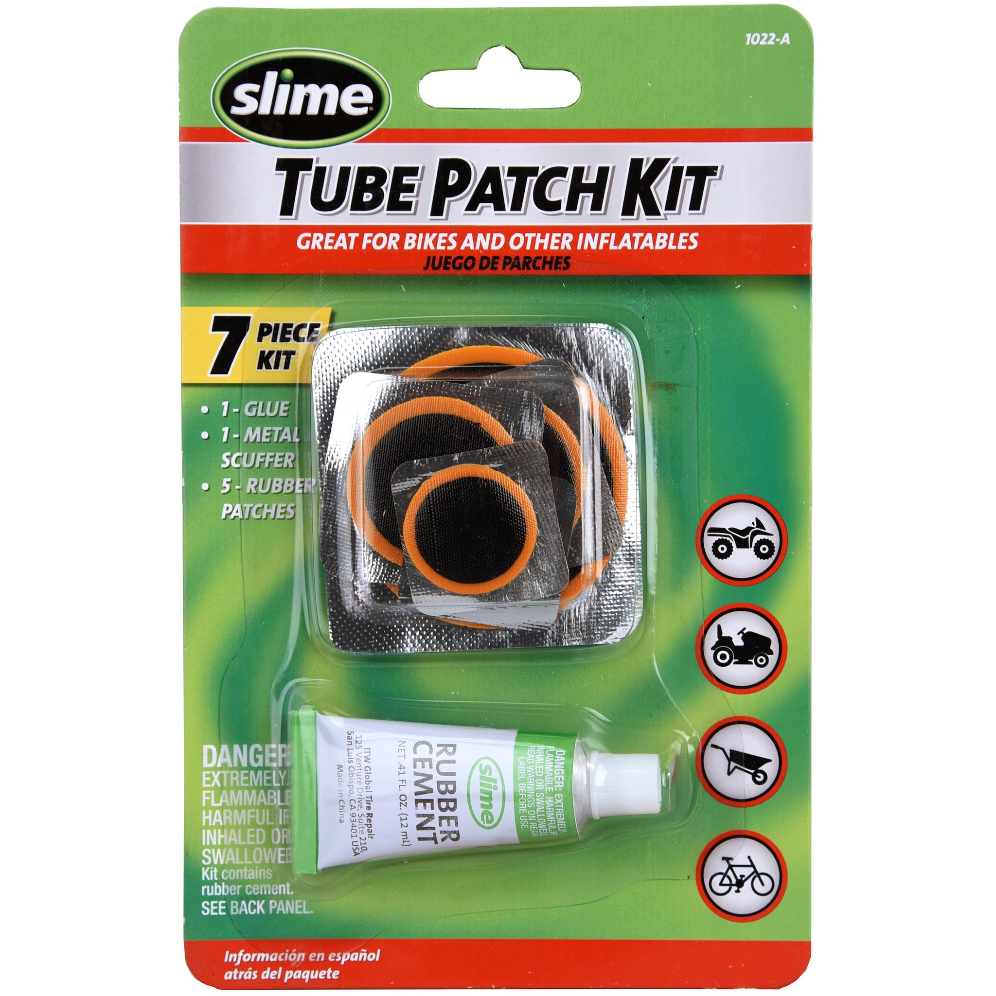Slime Tube Tire Patch Kit 7 Piece | AutoZone
