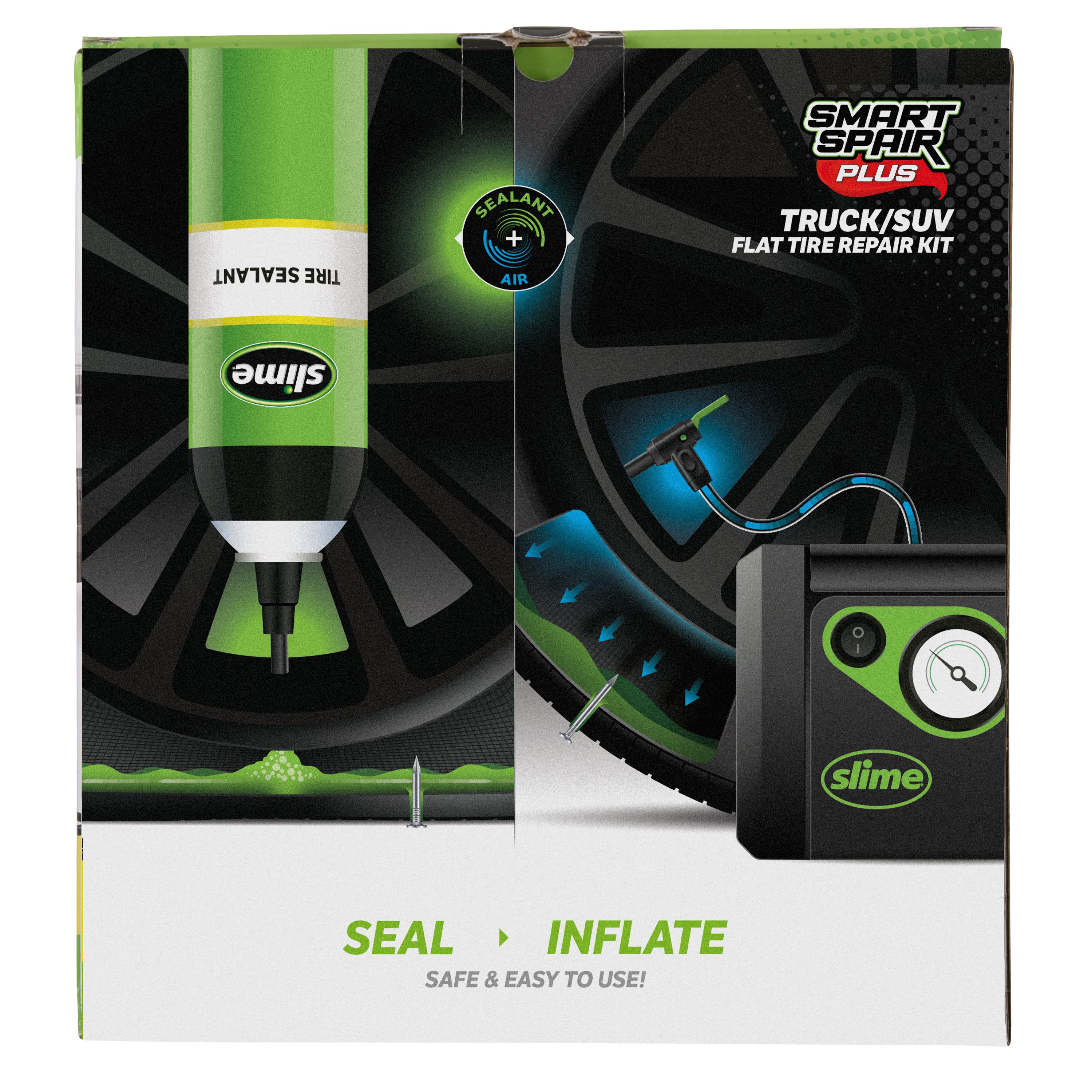 Slime Smart Spair Plus Truck/SUV Flat Tire Repair Kit | AutoZone