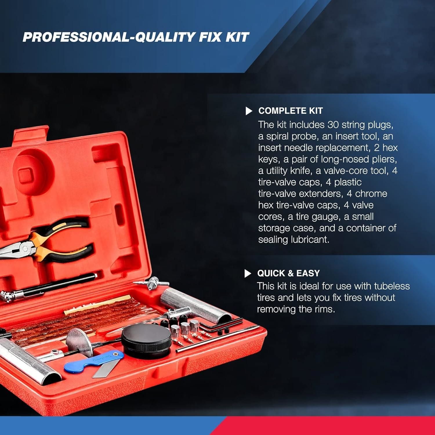 TOOLUXE Tire Repair Kit | AutoZone