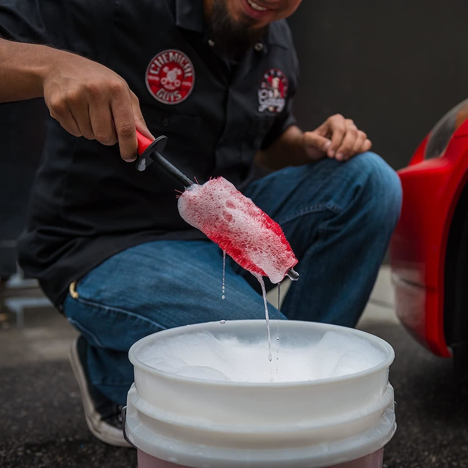 Chemical Guys Red Rocket Large Detailing Brush | AutoZone