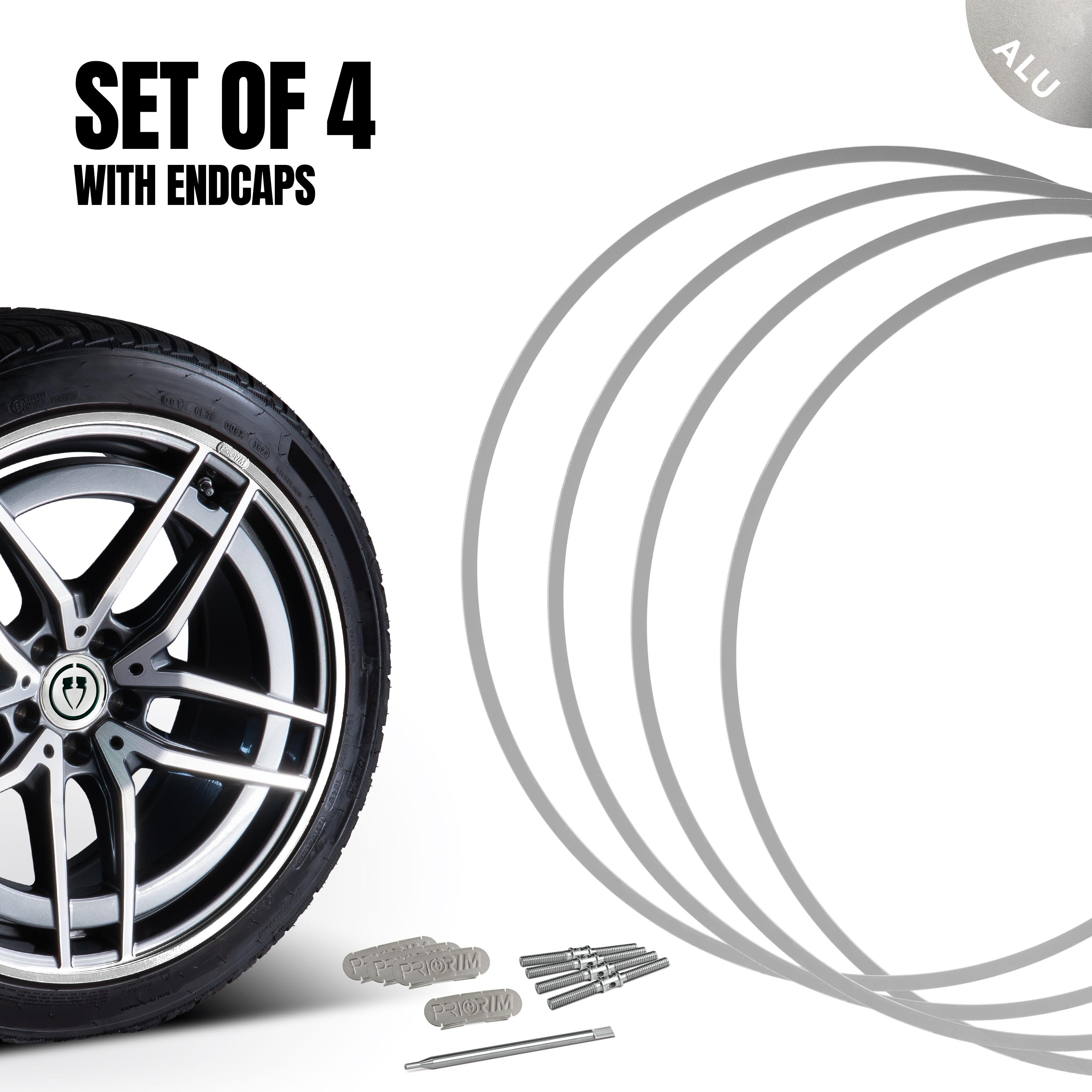 PrioRim Silver Aluminum 22in Wheel Rim Guard, Single CA22AB04 | AutoZone