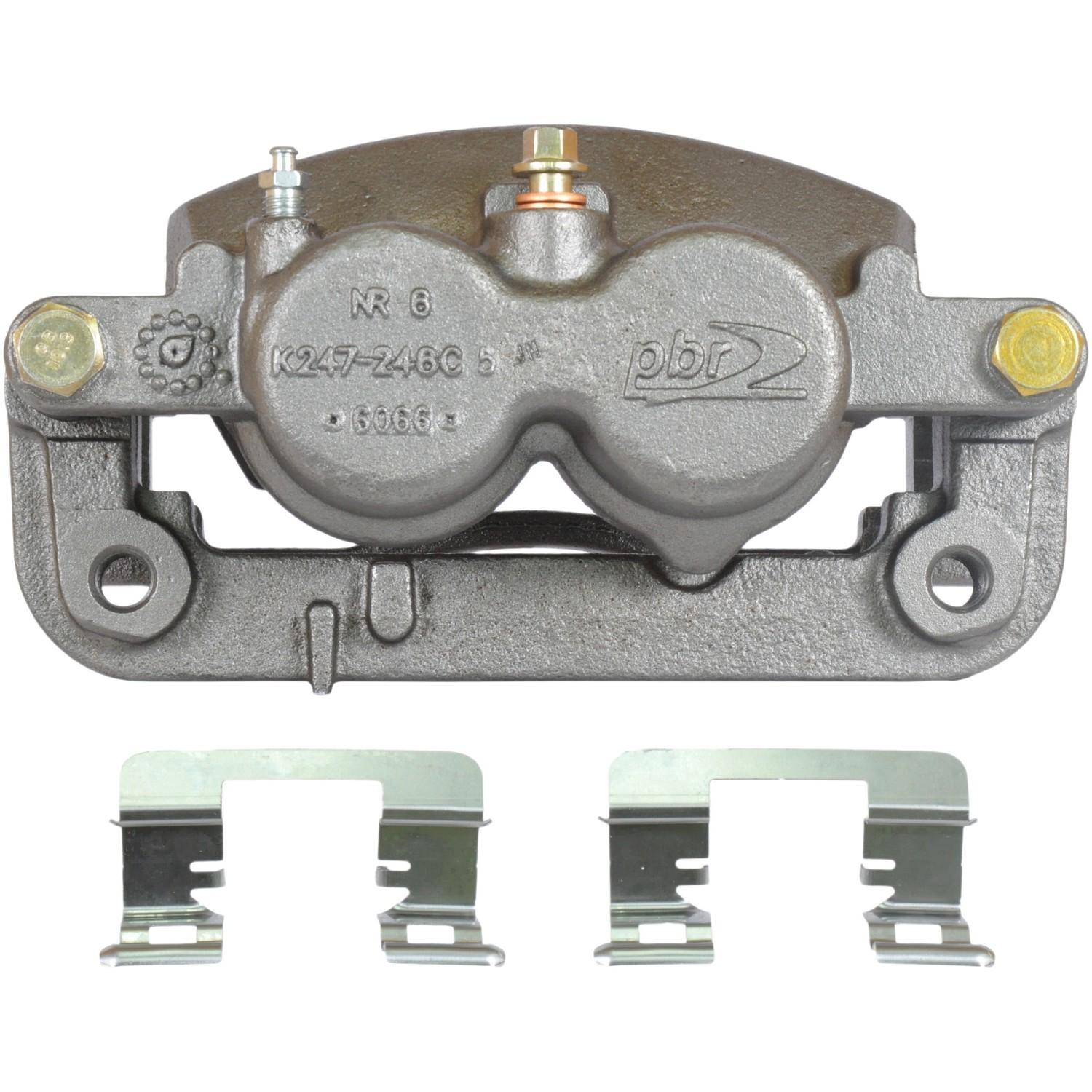 Rear Brake Calipers W/Brackets Pair – For 2003–2005 Chevy Silverado 1500, Suburban, Tahoe, GMC Sierra, Yukon, Cadillac Escalade – Dual Piston, Zinc Plated