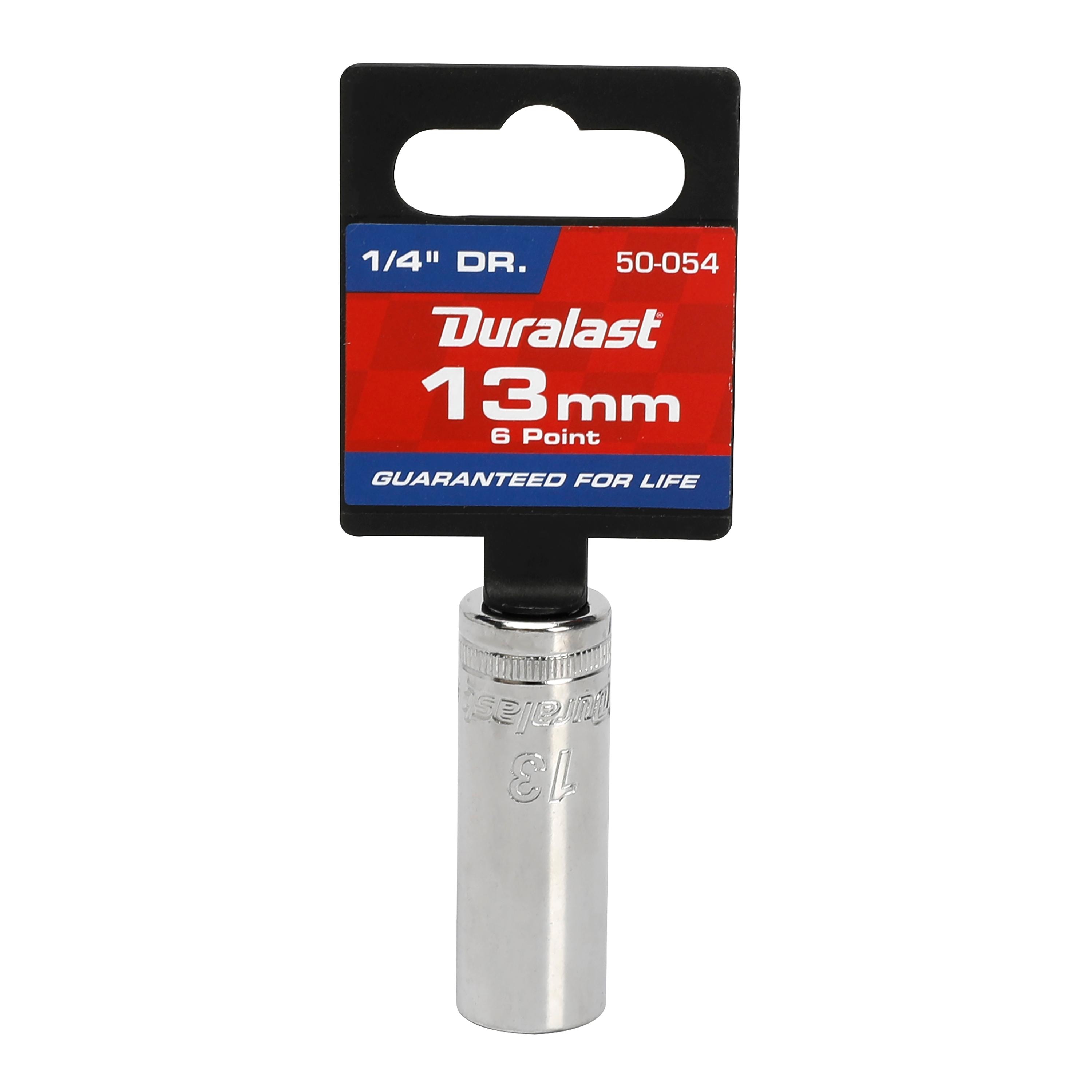【lanan】 Duralast 1/4in Drive 13mm Deep 6 Point Socket | AutoZone