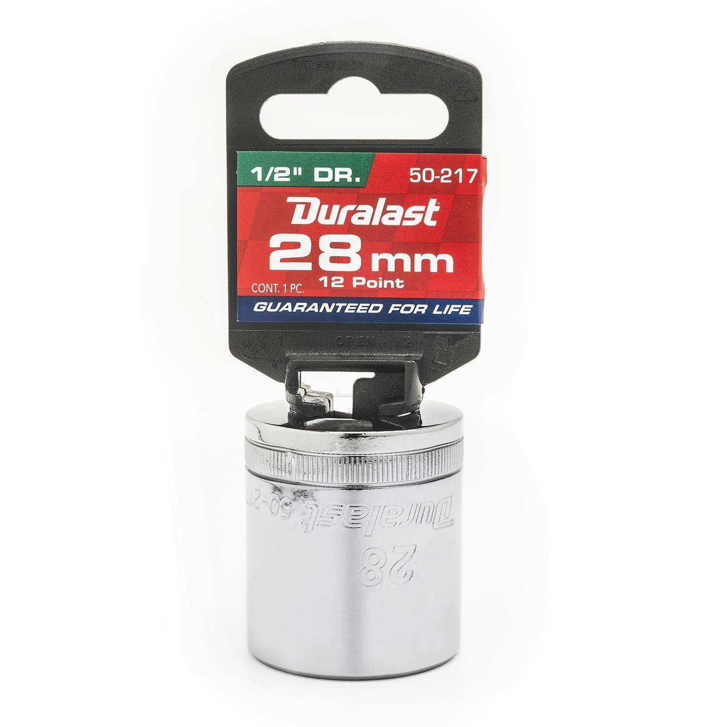 Duralast 1/2in Drive 28mm 12 Point Socket | AutoZone
