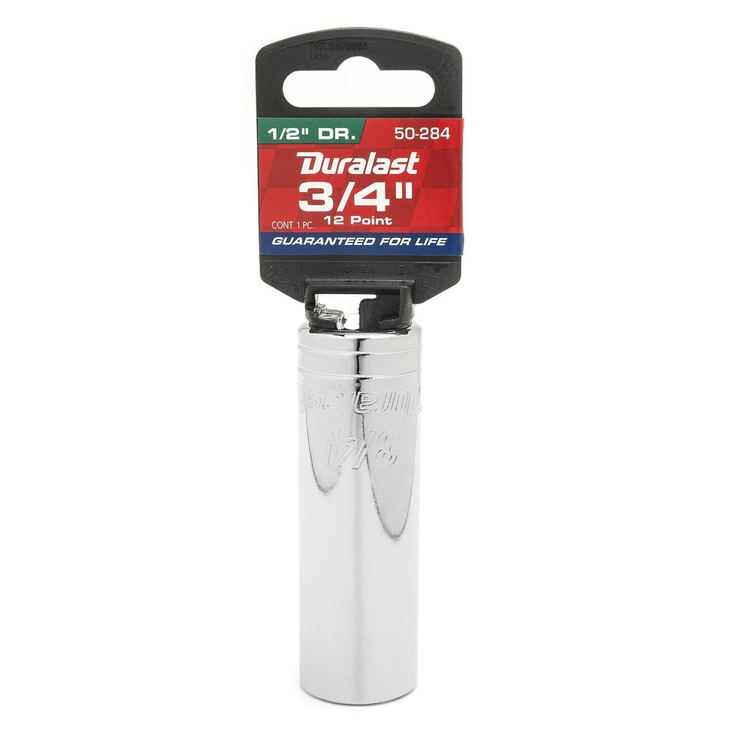Duralast 1/2in Drive 3/4in Deep 12 Point Socket | AutoZone