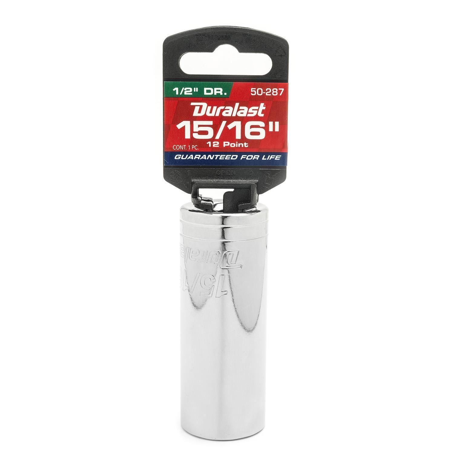Duralast 1/2in Drive 15/16in Deep 12 Point Socket | AutoZone