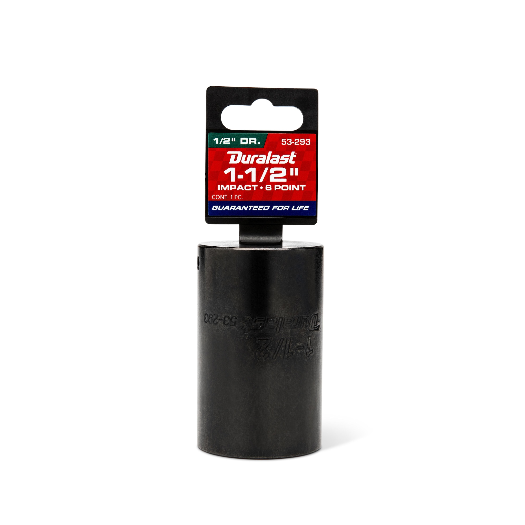 Duralast 1/2in Drive 1 1/2in 6 Point SAE Deep Impact Socket | AutoZone