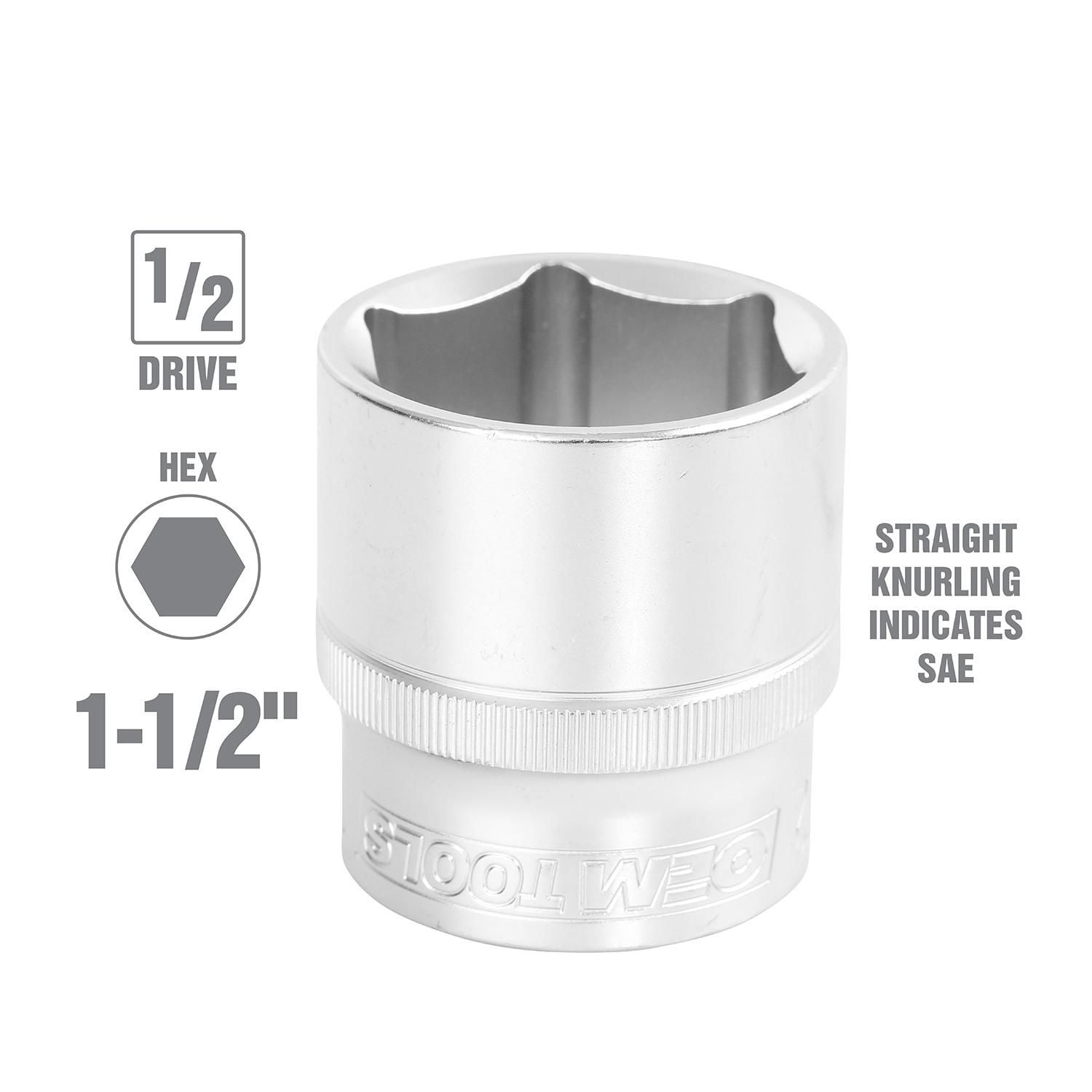 OEMTOOLS 1/2in Drive 1 1/2in 6 Point Socket | AutoZone