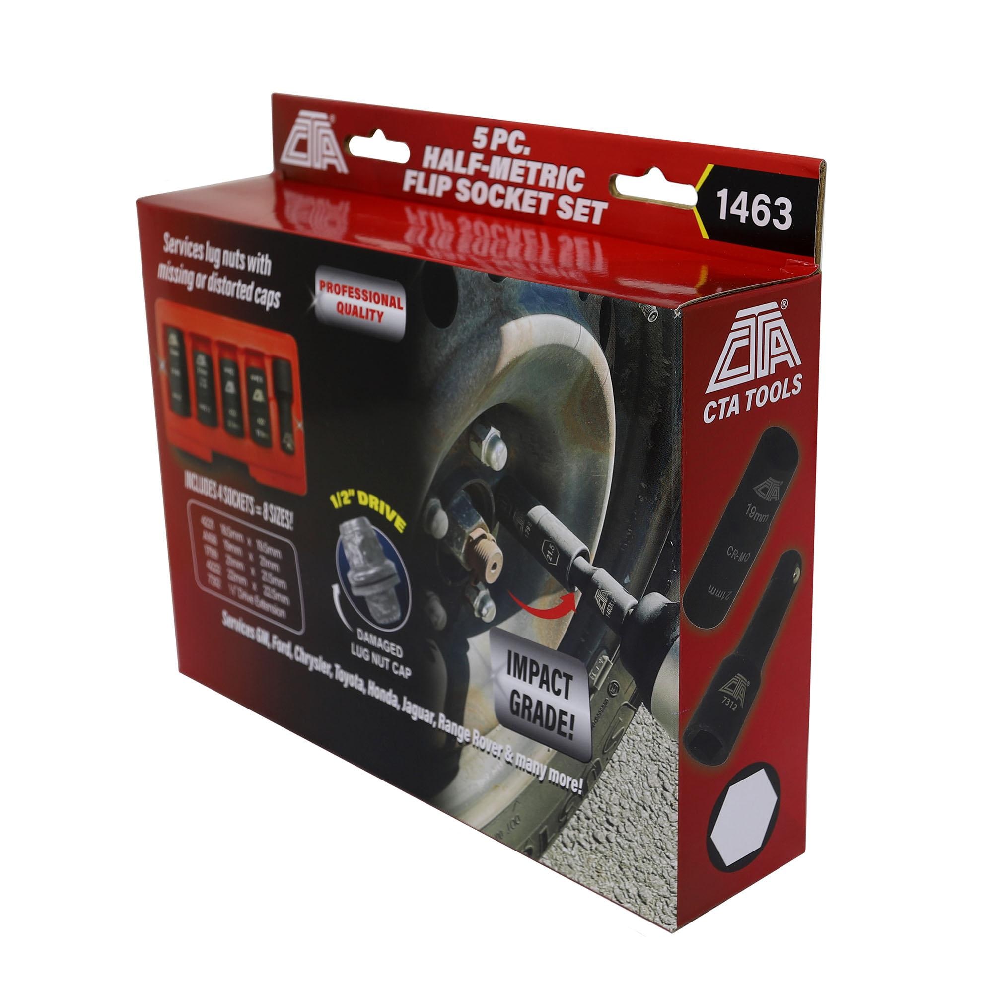 tomo　0507 CTA Lug Nut Flip Socket Set 5 Piece | AutoZone