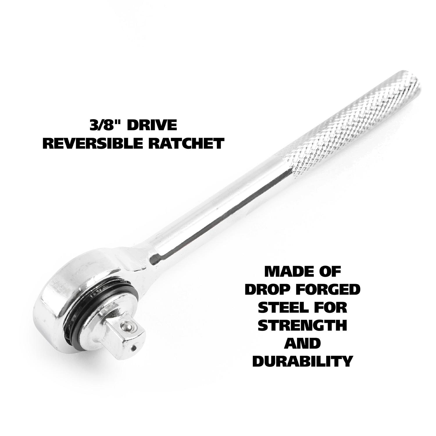 Great Neck 1/4in and 3/8in Drive Ratchet and Socket Set 40 Piece
