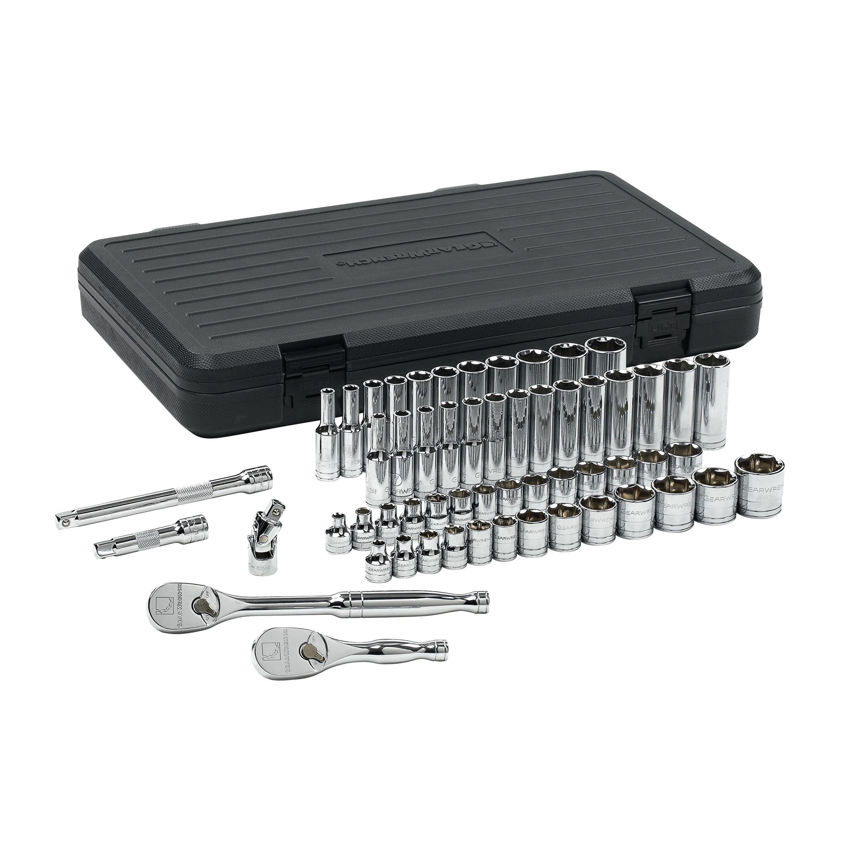 GearWrench 3/8in Drive 6 Point Standard and Deep SAE and Metric