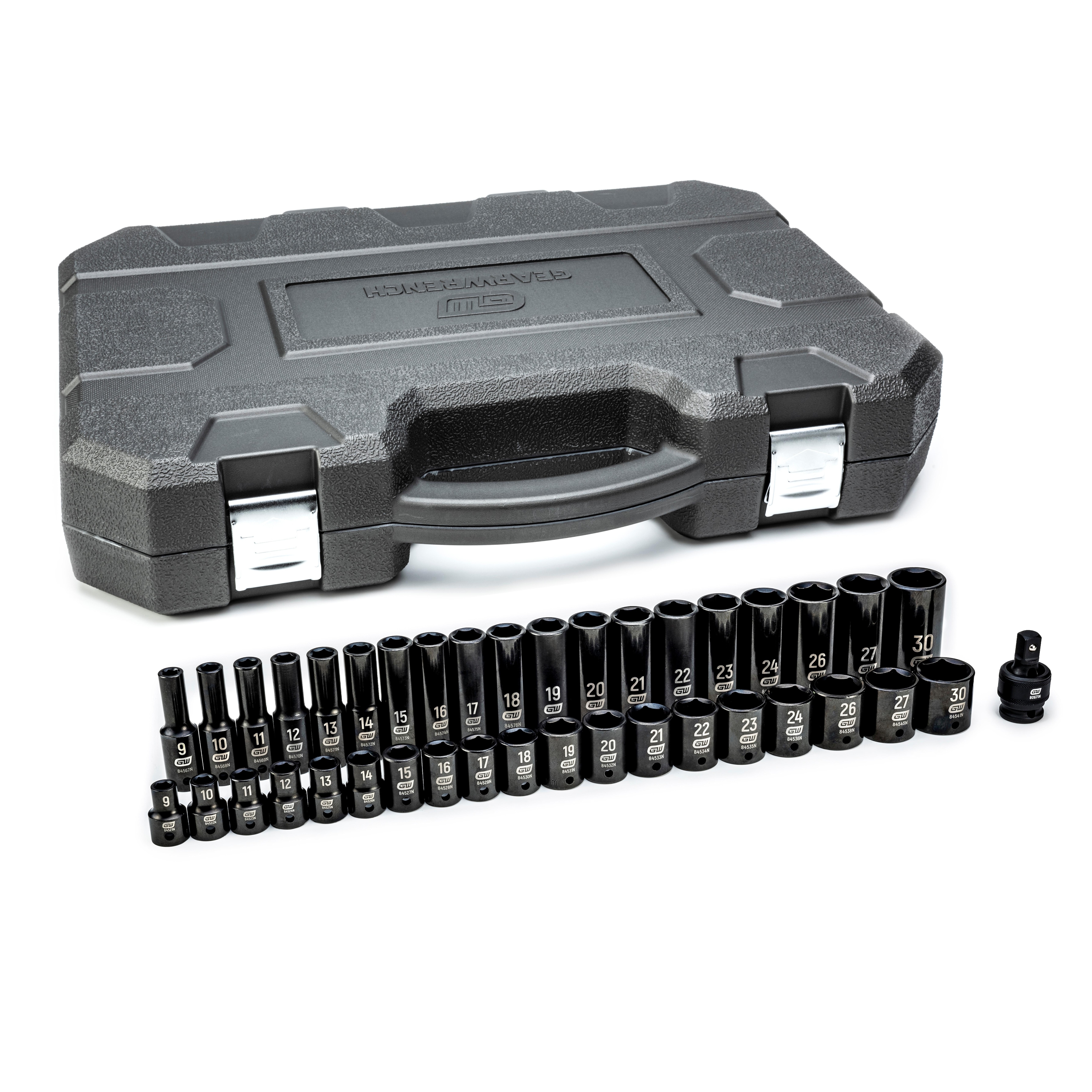 GearWrench 1/2in Drive 6 Point Standard and Deep Impact Metric