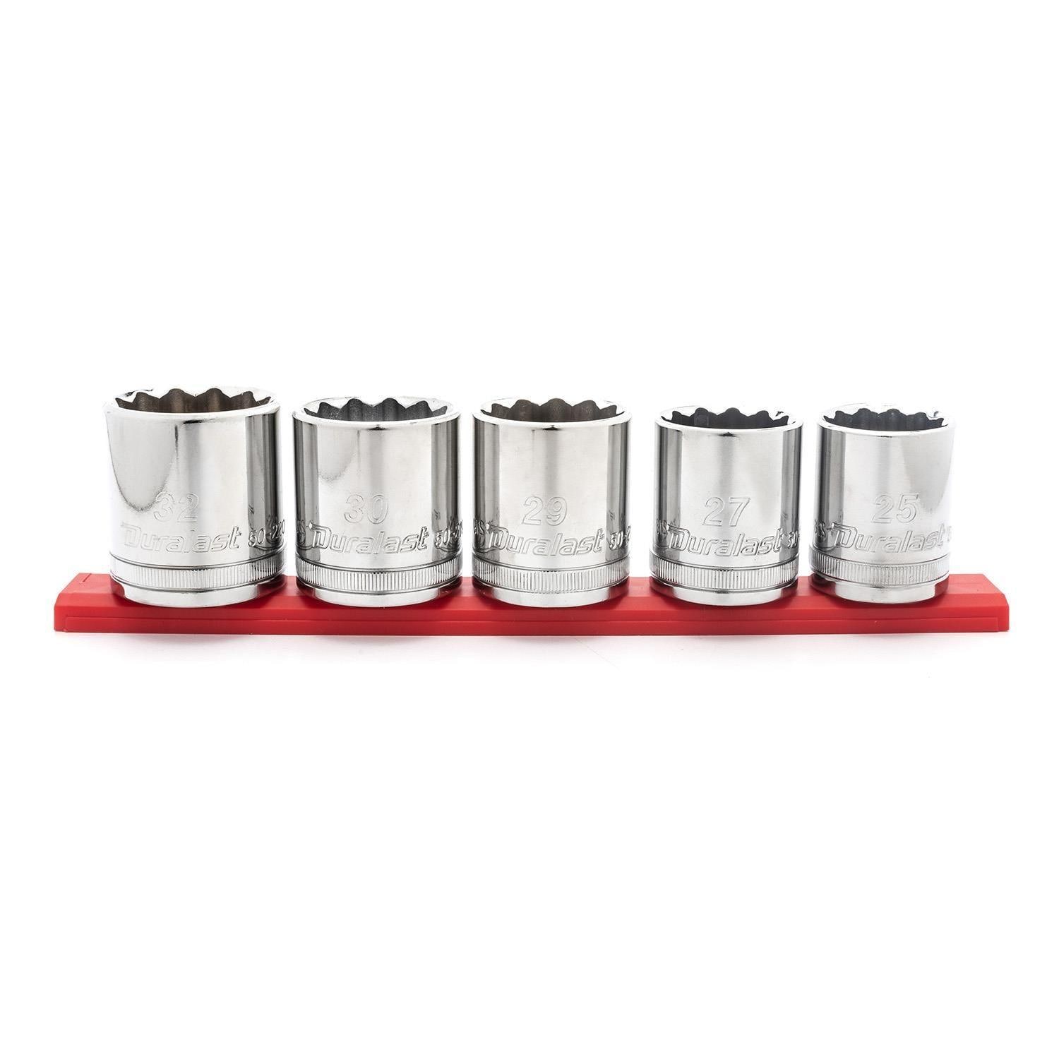 Duralast 1/2in Drive Metric Socket Set 5 Piece | AutoZone