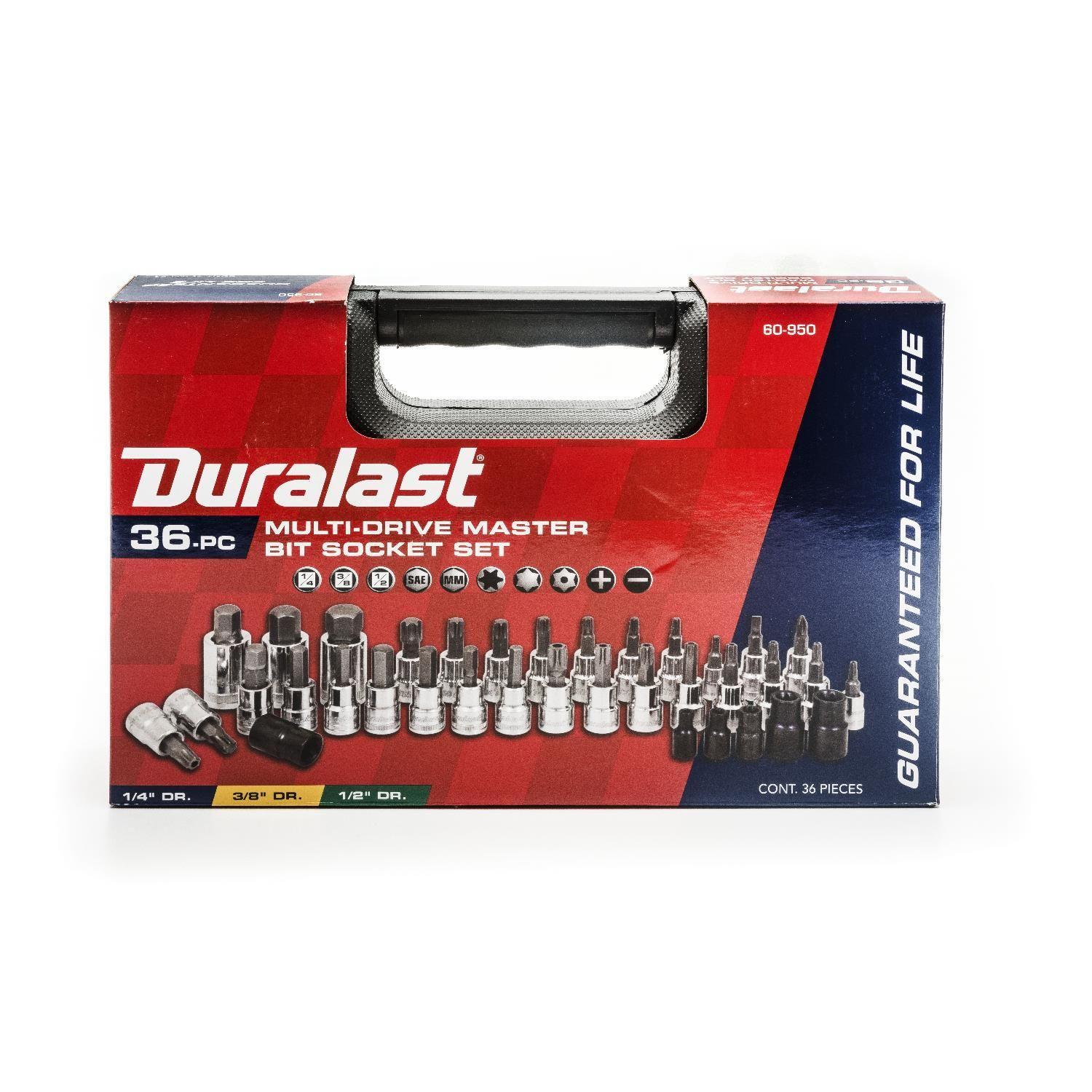 Duralast Multi-Drive Master Bit Socket Set 36 Piece | AutoZone