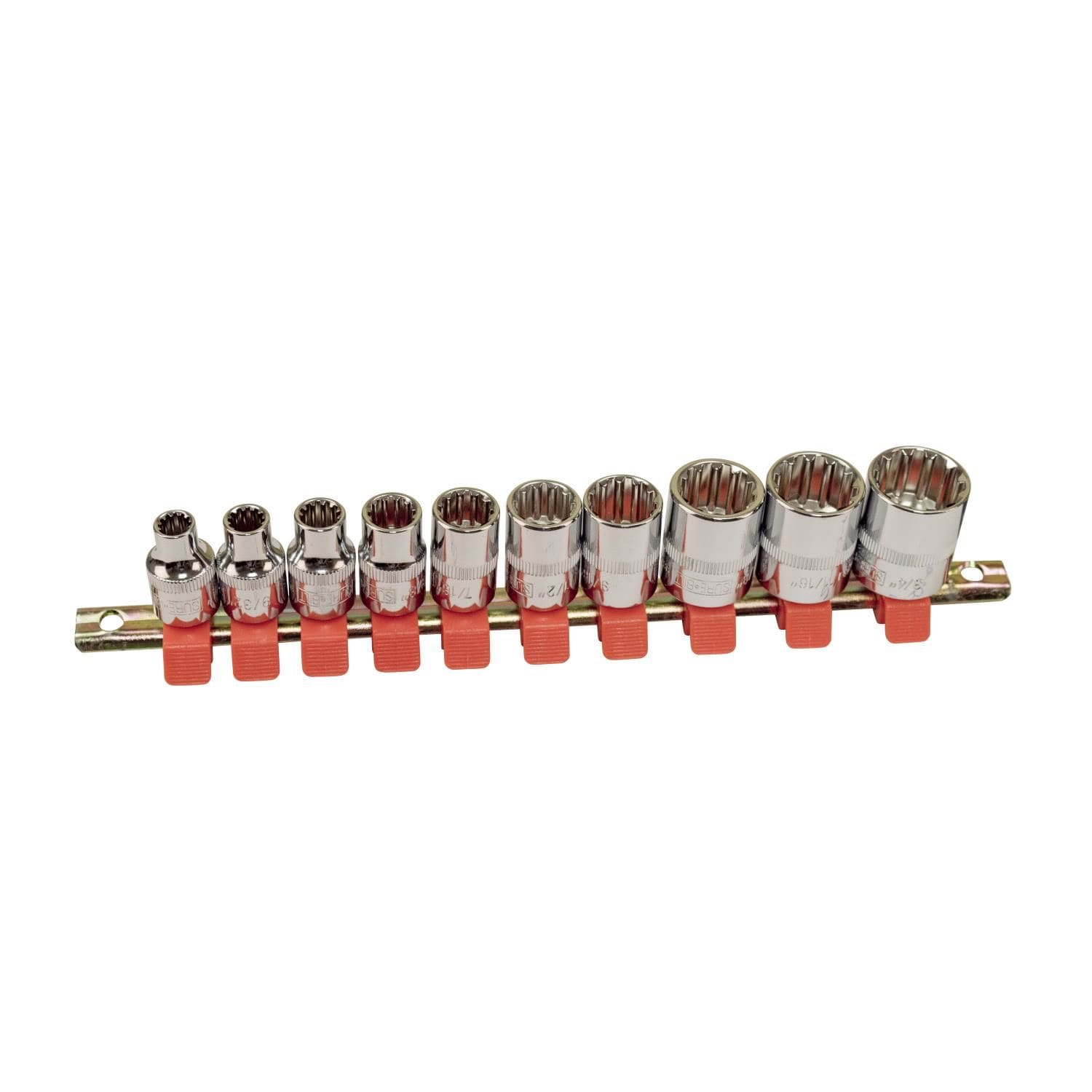 SureBilt 3/8in Drive Spline SAE/Metric Socket Set 11 Piece | AutoZone